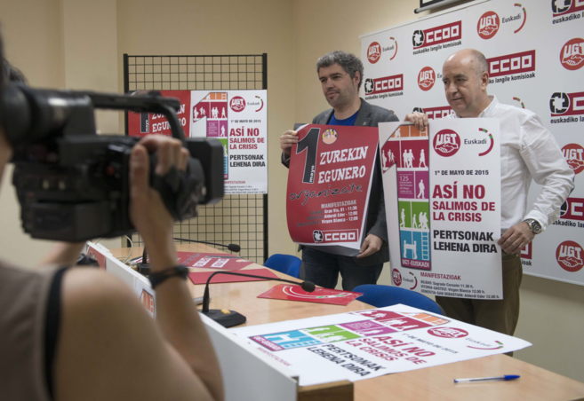 CCOO y UGT exigen el fin de las políticas de austeridad porque 'han ...
