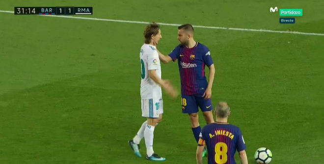 Clásico: Barcelona vs Real Madrid: Las polémicas: roja a Sergi Roberto ...