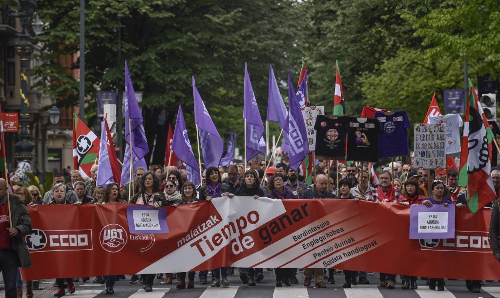 CCOO y UGT volverán a celebrar juntos el Primero de Mayo en Euskadi ...