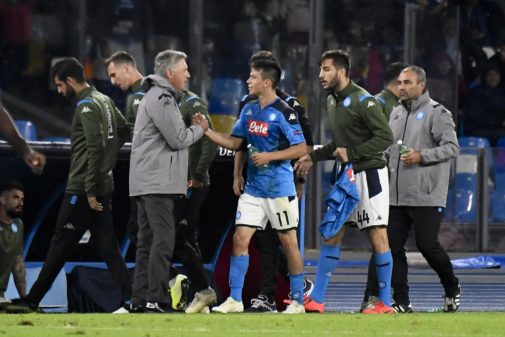 Ancelotti, durante su partido de Champions ante el Salzburgo.