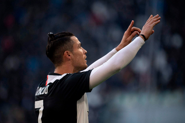 Cristiano Ronaldo celebra un gol con la Juventus.