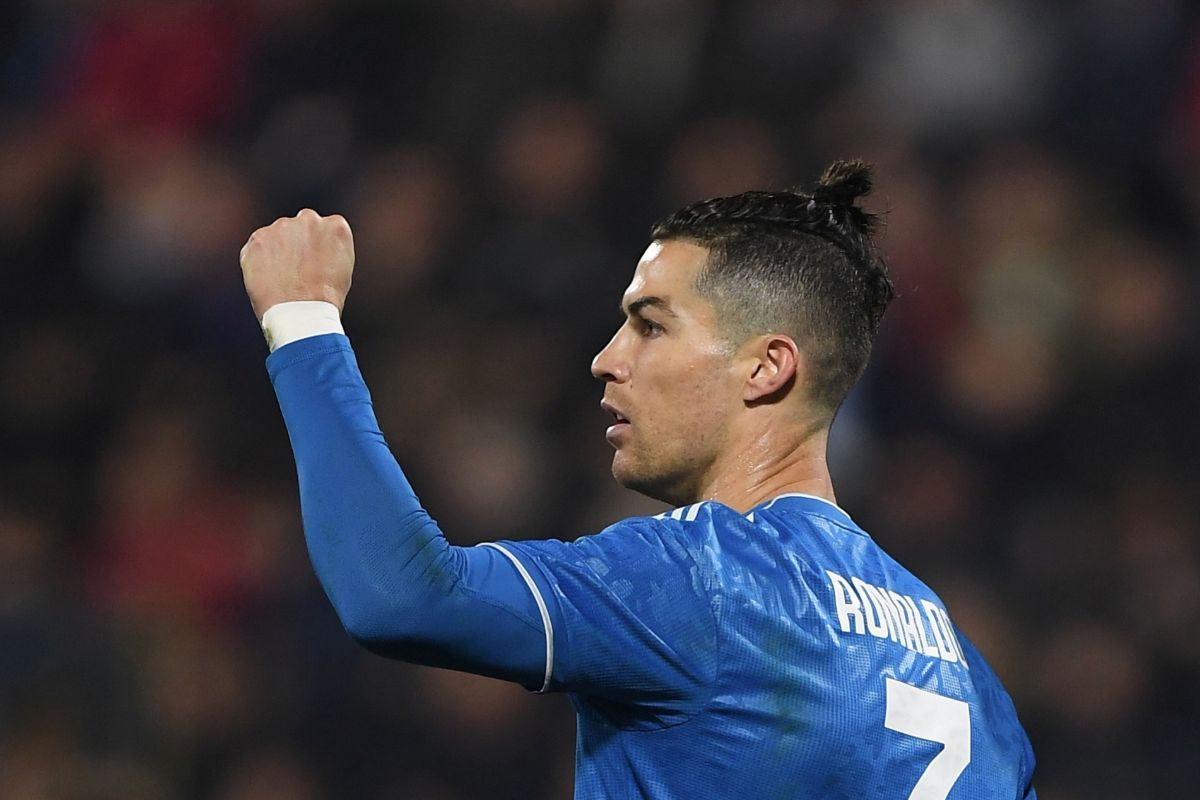 Cristiano Ronaldo, ante el SPAL.