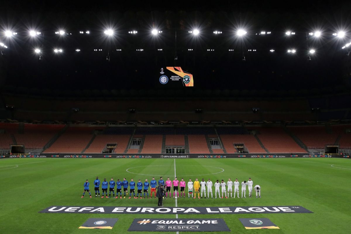 San Siro, vacío para el Inter-Ludogorets de Europa League.