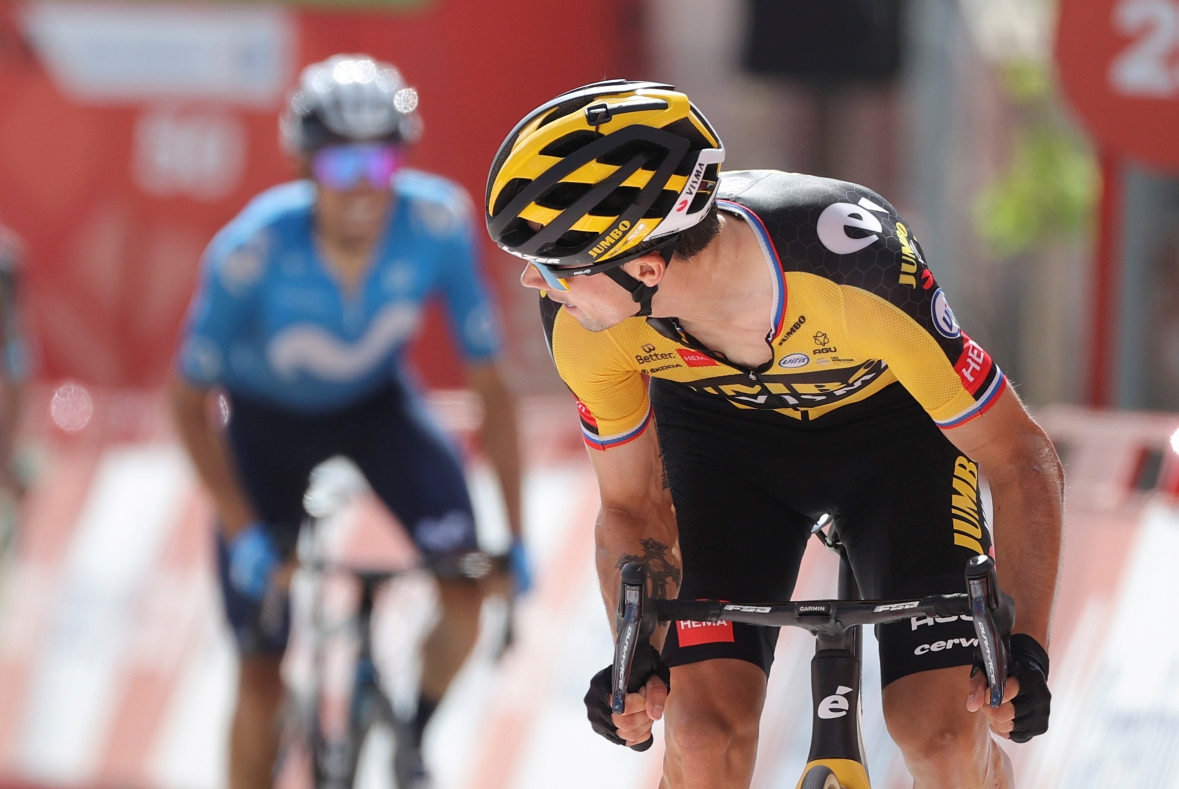 Meta Roglic Vuelta a España: Roglic supera el desafío de Enric Mas y suma su ...