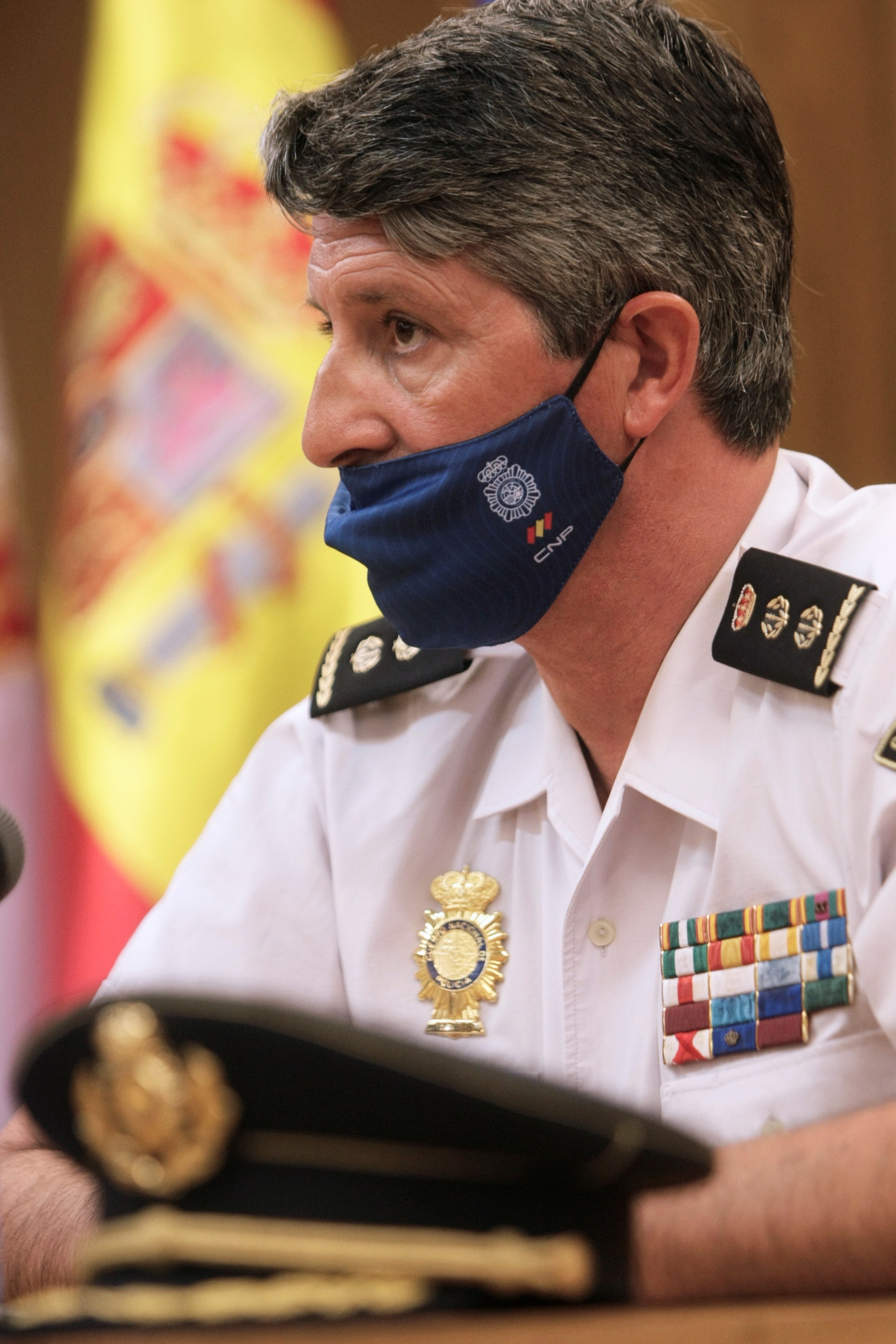 El comisario Pedro Agudo.