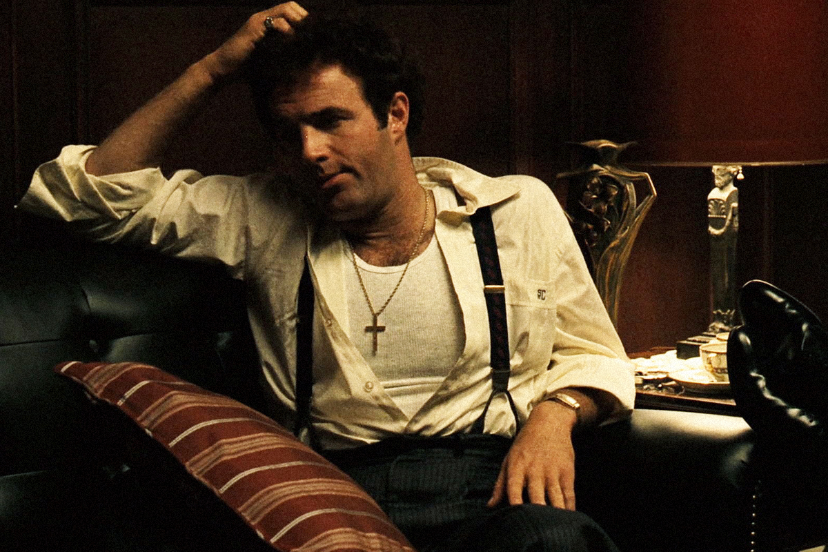 James Caan como Sonny en un momento de 'El padrino'.
