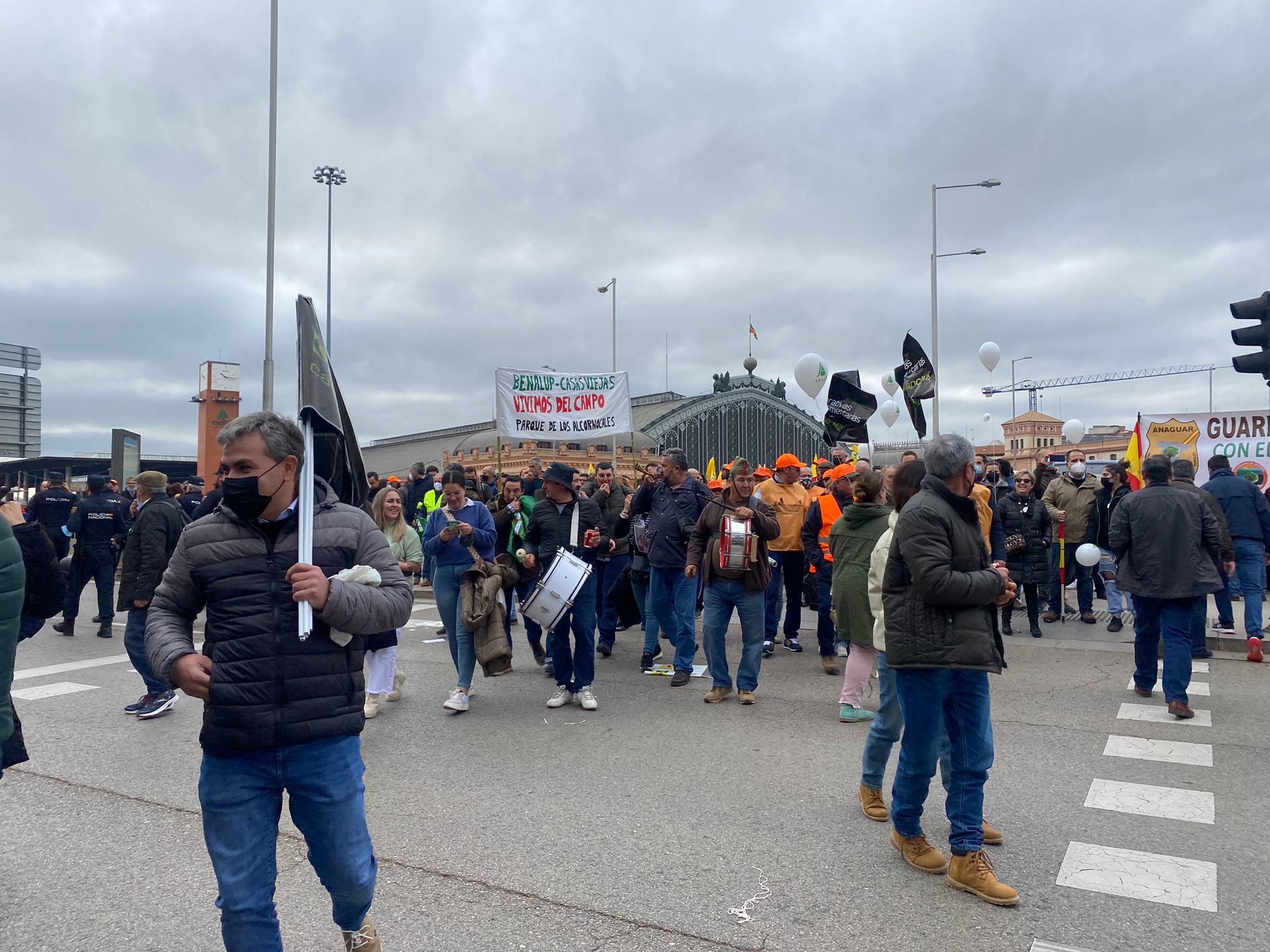 Manifestación del mundo rural en Madrid | Cientos de miles de ...