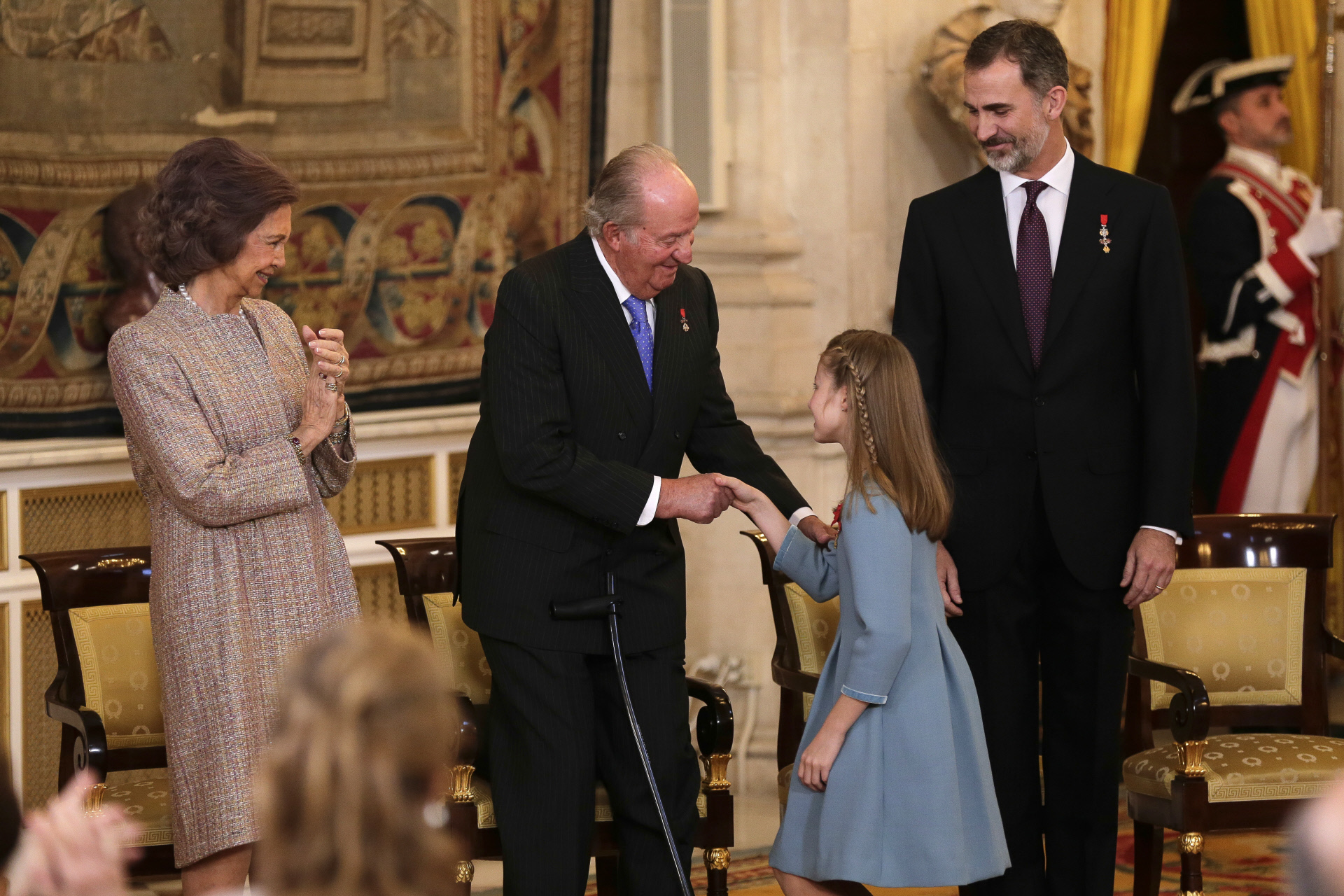 La Princesa Leonor, la única nieta del Rey Juan Carlos a la que no ha visto  desde que se marchó a Abu Dabi | Casa Real