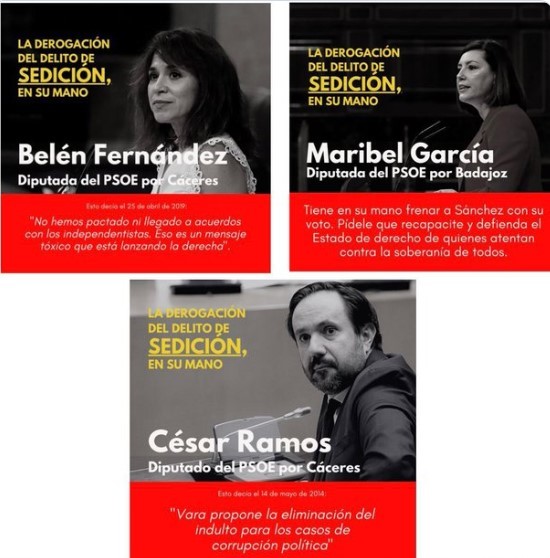 El PP señala uno por uno a los diputados del PSOE para que frenen la ...