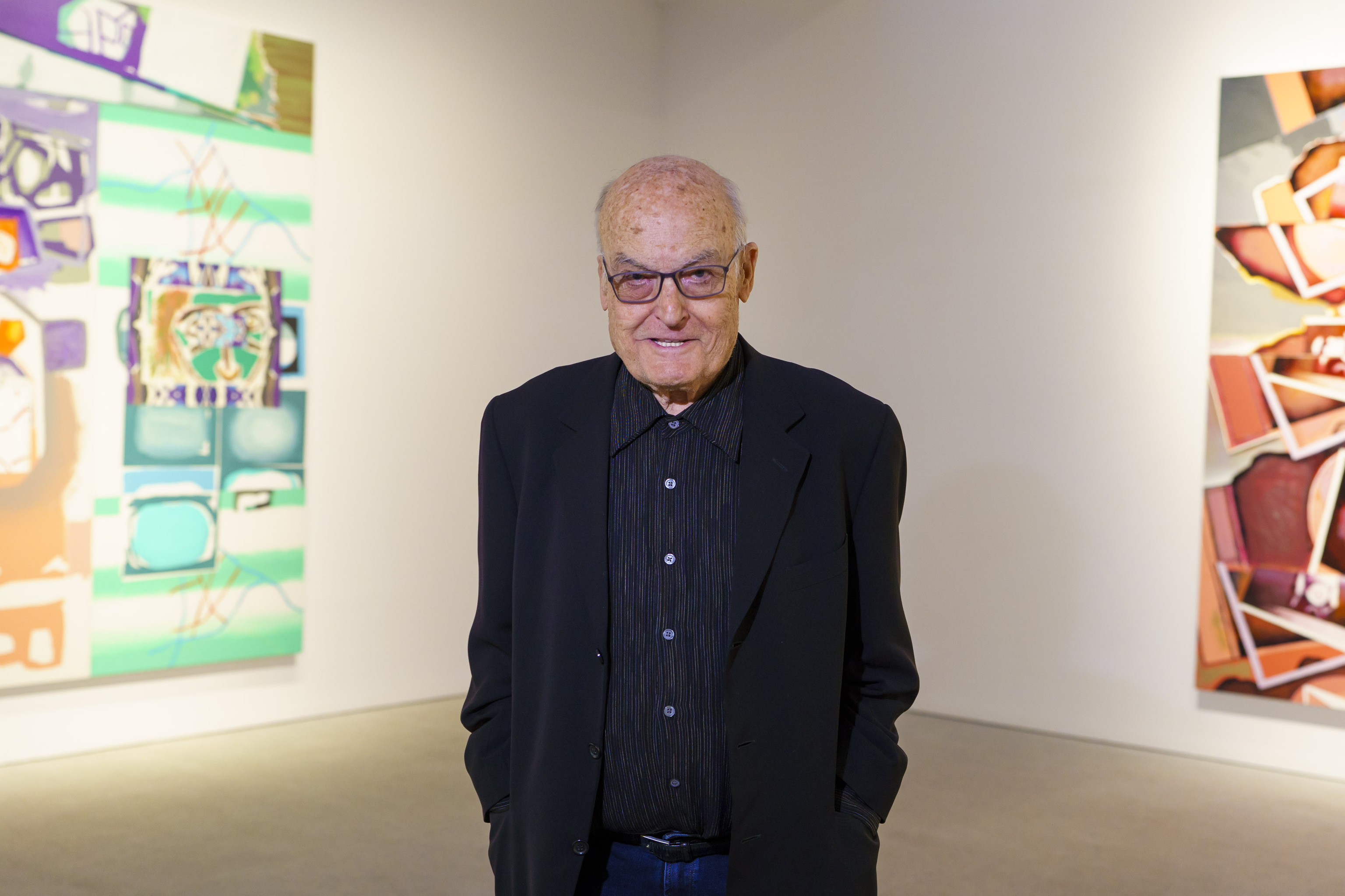 El artista Luis Gordillo.