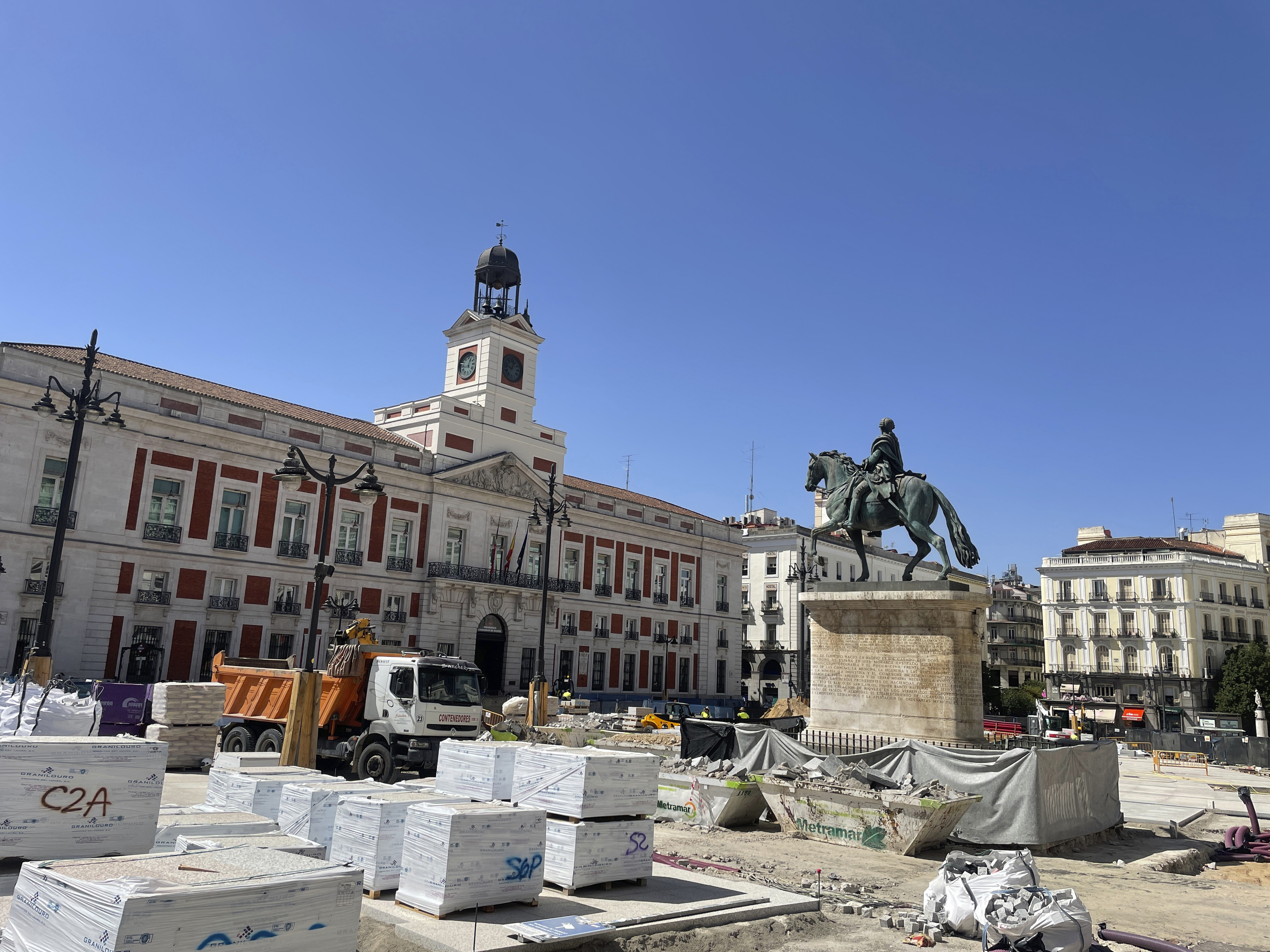 La nueva Puerta del Sol no será inaugurada y se retrasa el cambio de la ...
