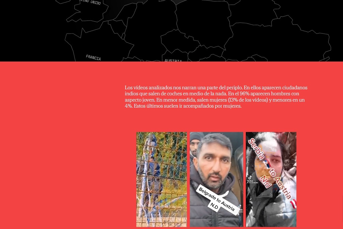 Influencer operadas, yihadistas, tráfico de migrantes, vertidos de ropa usada... Un año de proyectos del Máster de Investigación, Datos y Visualización de EL MUNDO