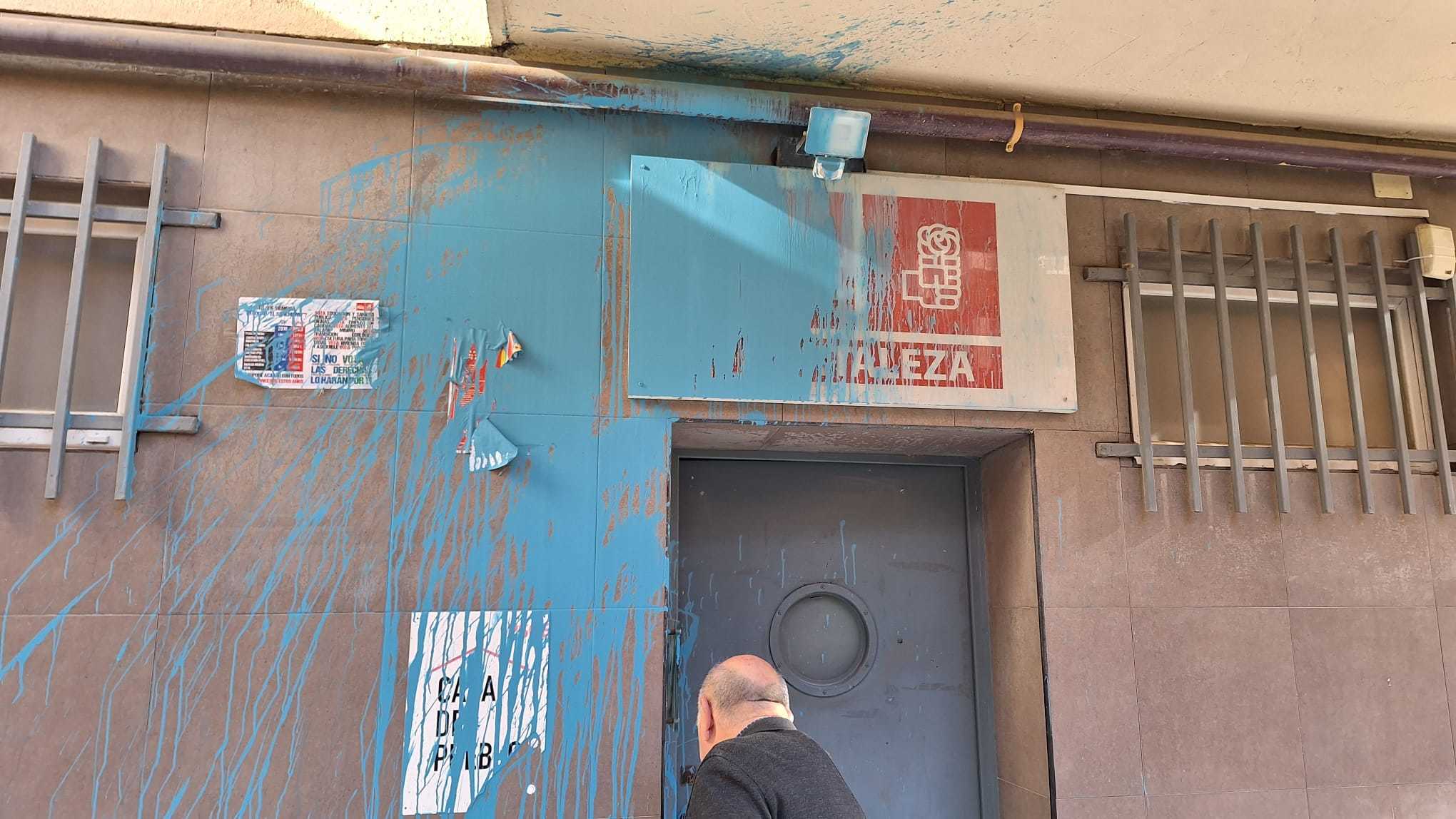 Atacan la sede del PSOE en el distrito madrileño de Hortaleza | Madrid