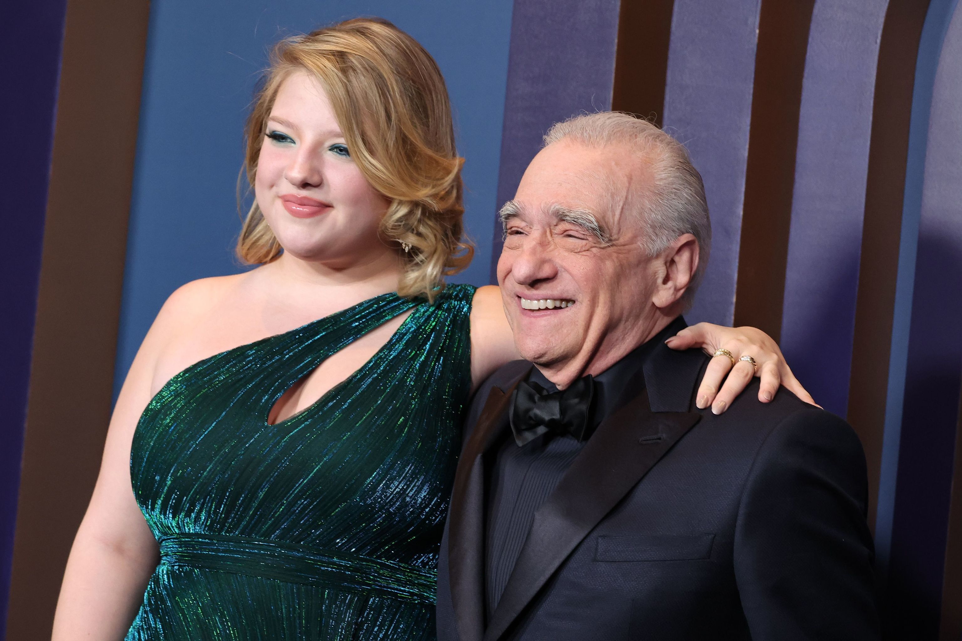 Francesca y Martin Scorsese, enero de 2024