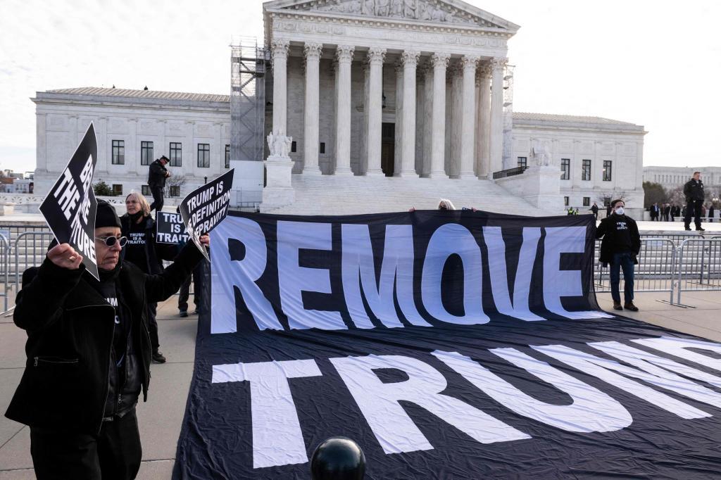 La candidatura de Donald Trump, en el banquillo del Tribunal Supremo ...