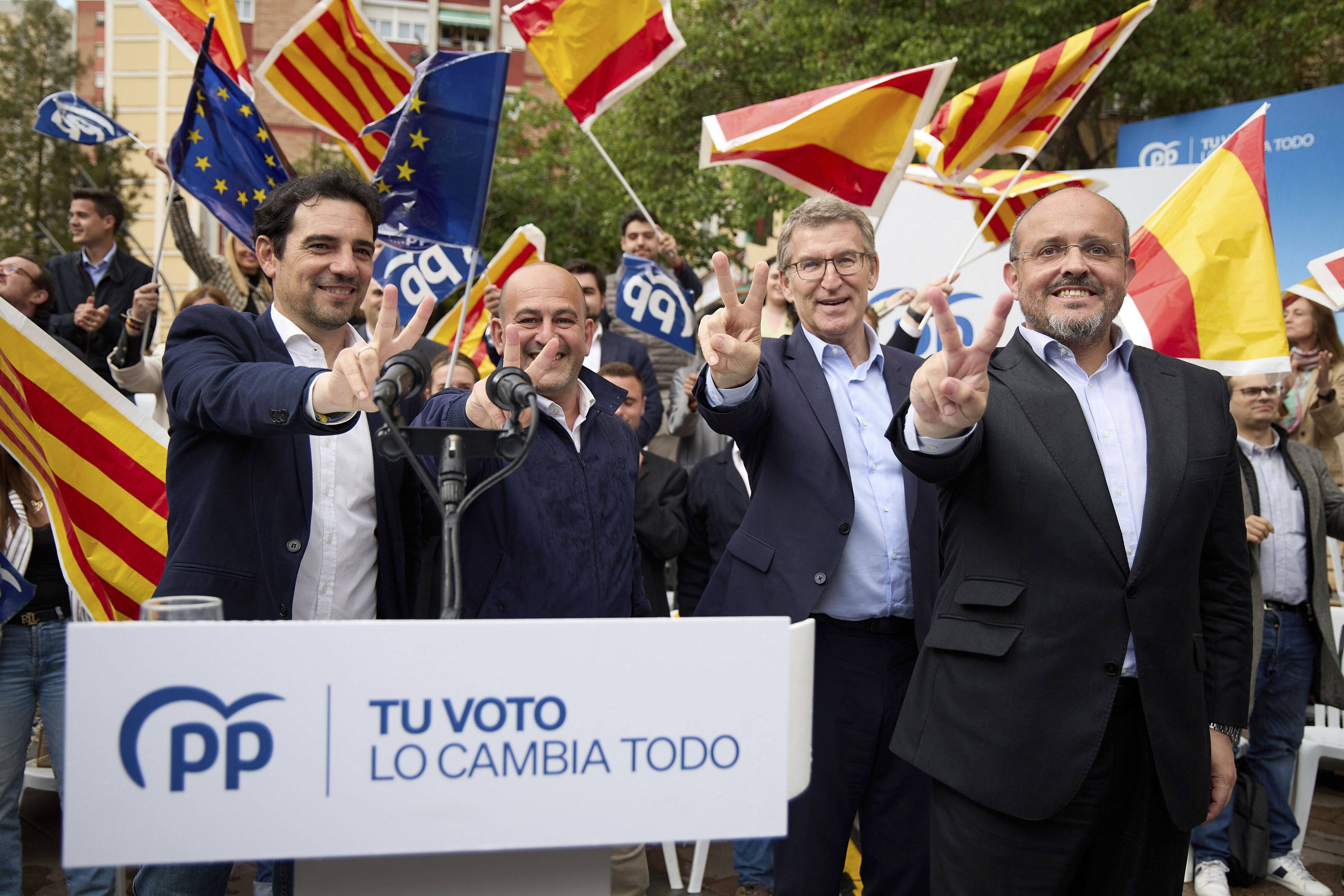 Elecciones Cataluña 2024: PP y Junts se vuelcan en los indecisos y en ...