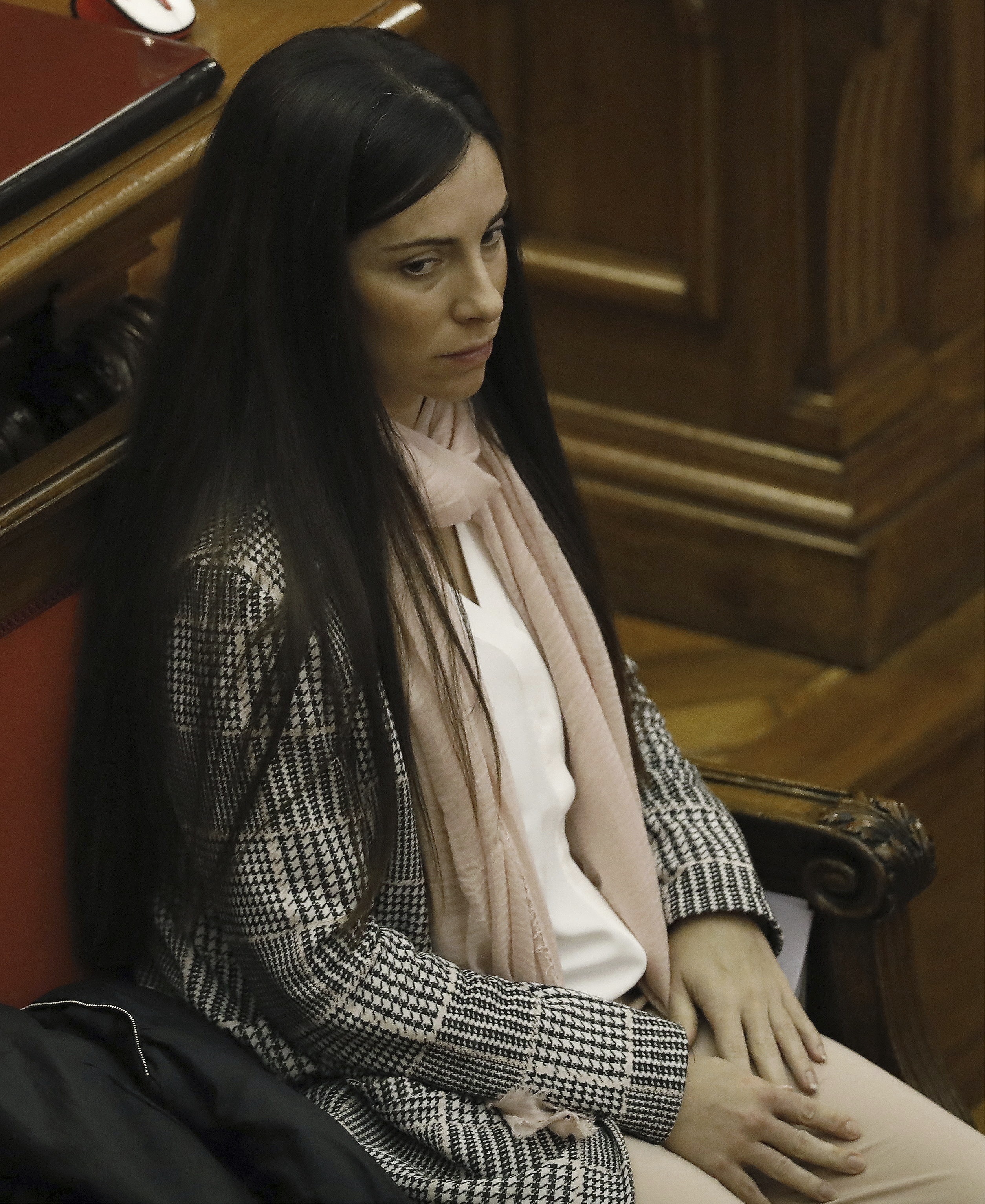 Rosa Peral, durante el juicio por el crimen de la Guardia Urbana.