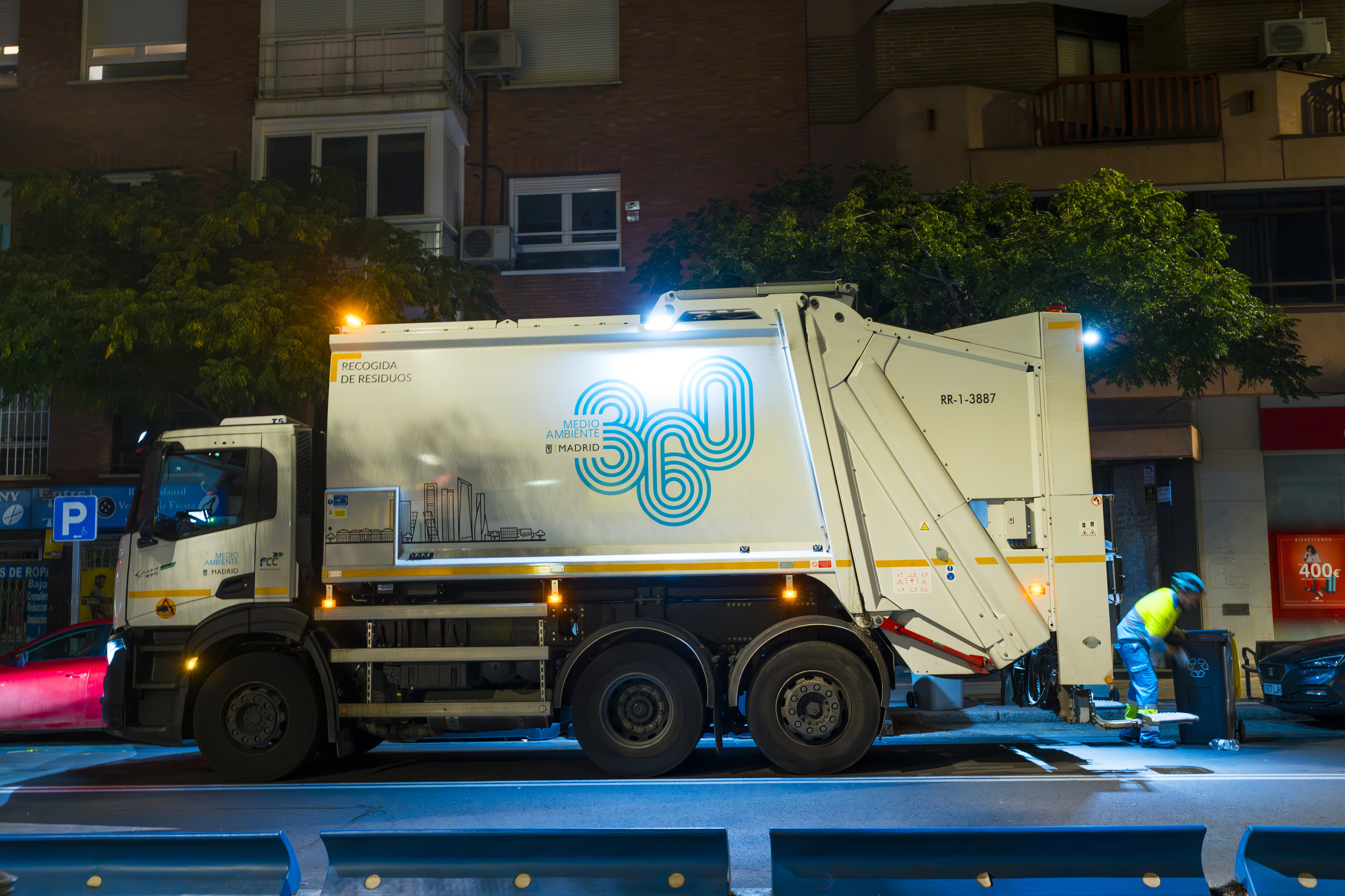 Un cami�n de la basura de Madrid.