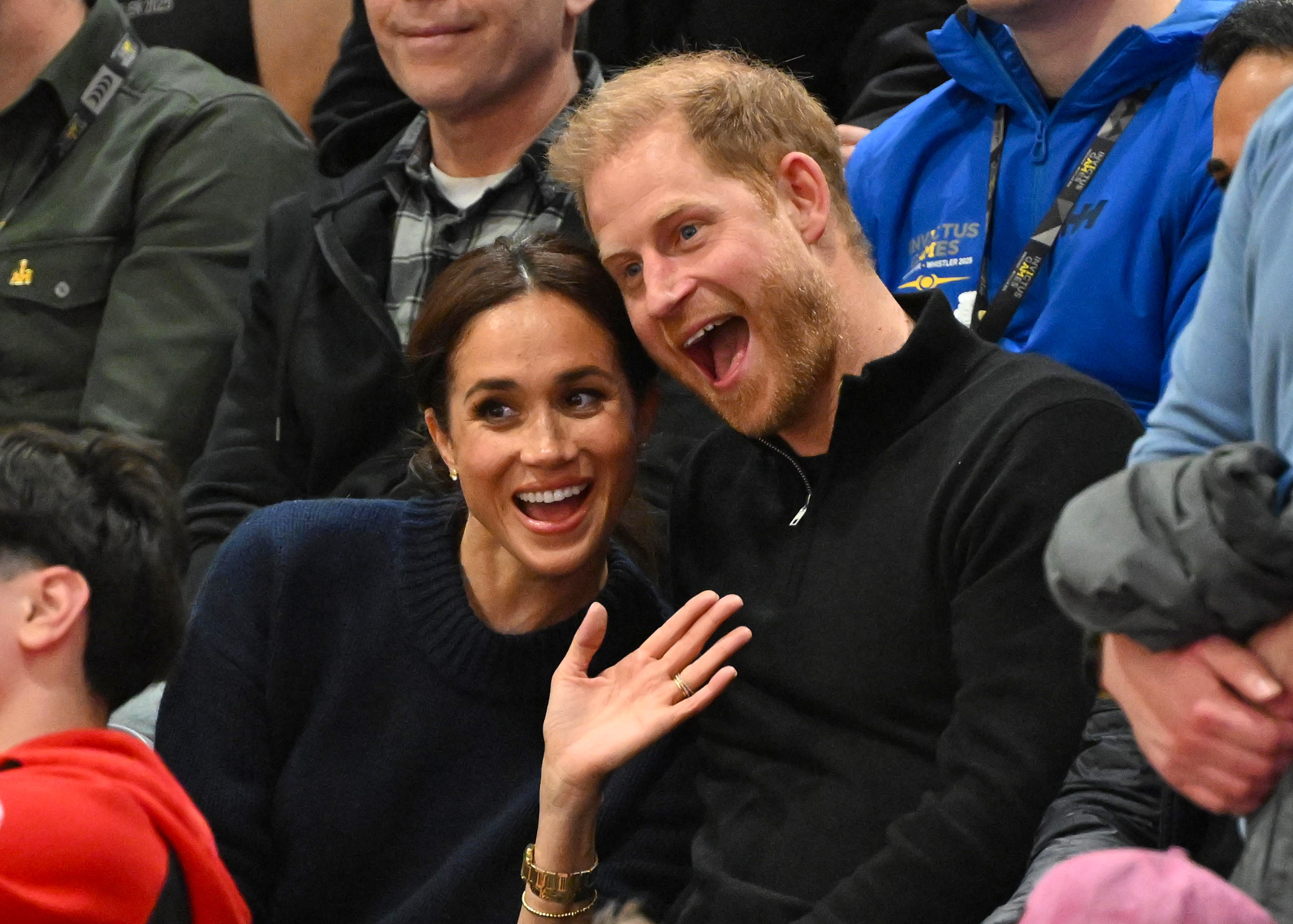 El pr�ncipe Harry y Meghan Markle.