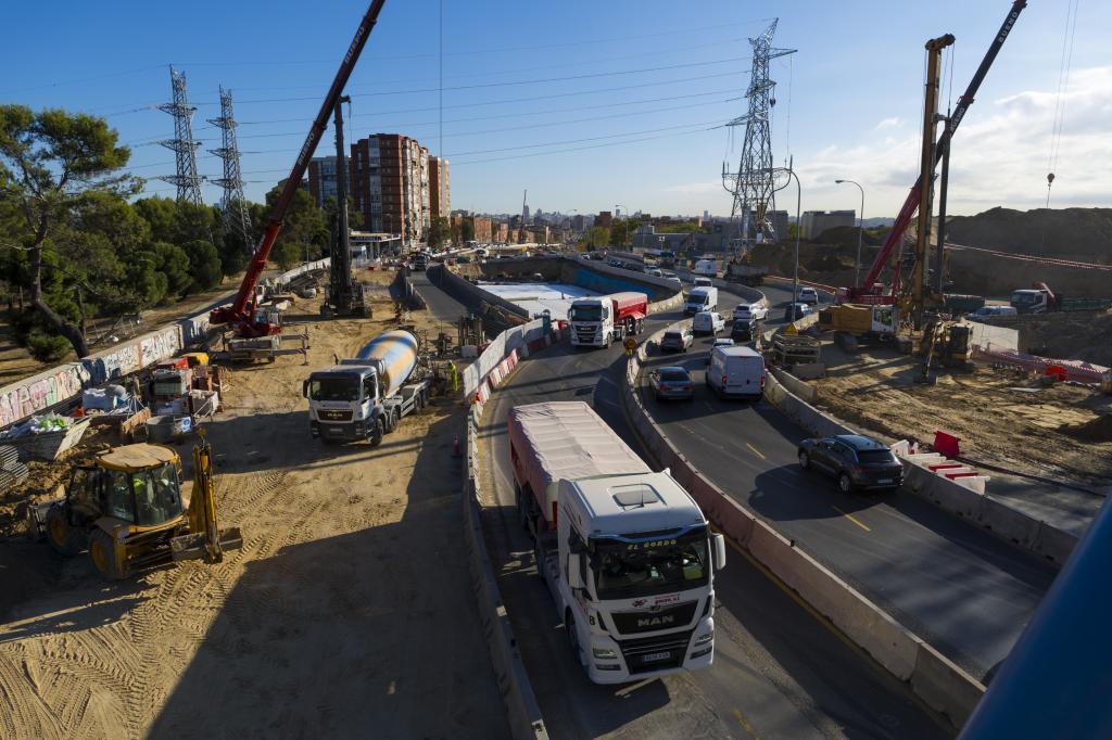 Nuevo desvío temporal en las obras de soterramiento de la A-5: 300 ...