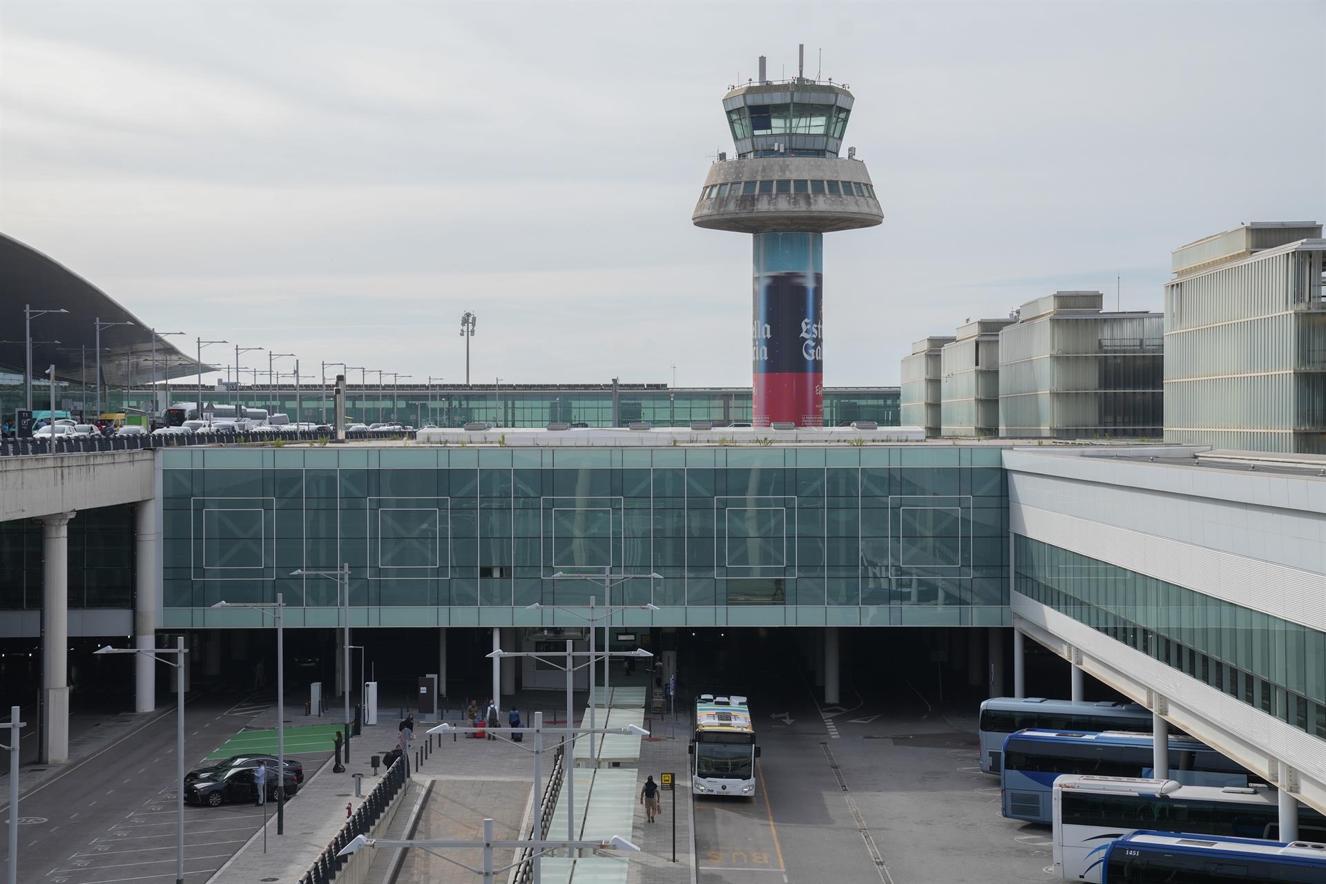 Antigua torre de control de la T1 del aeropuerto de Barcelona-El Prat.