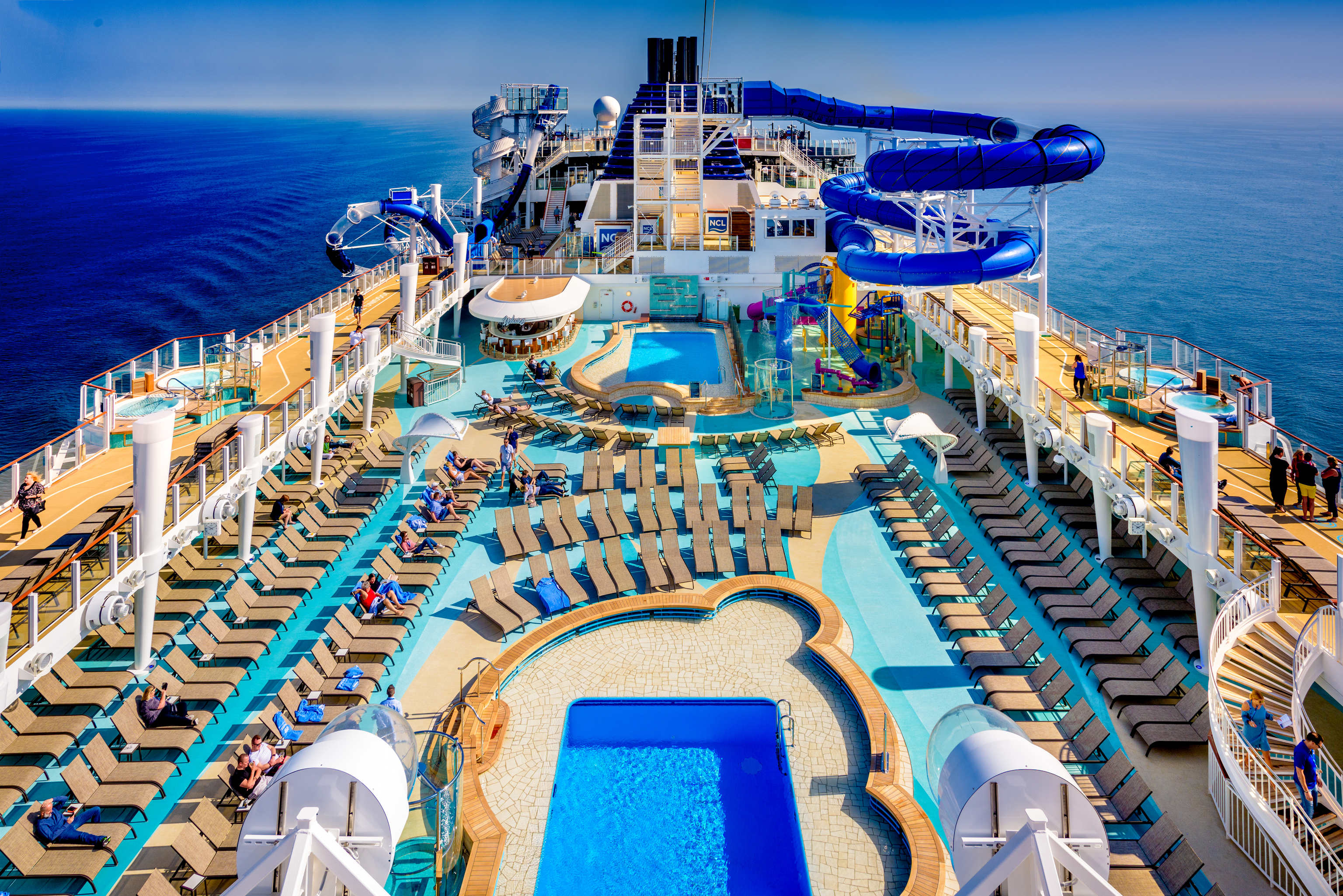 Cubierta del 'Norweigan Bliss', de NCL.