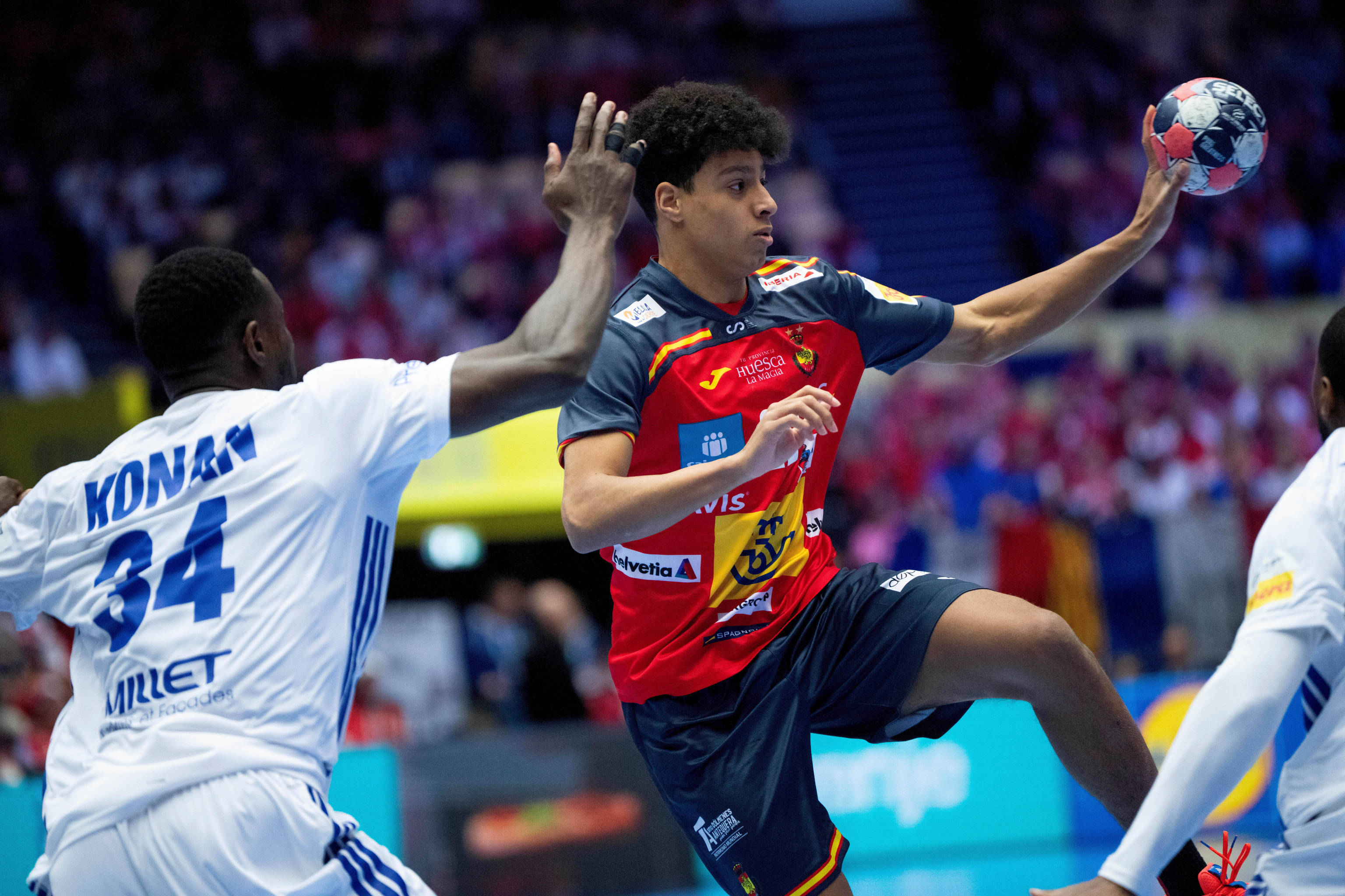 Marcos Fis, durante el partido contra Francia.