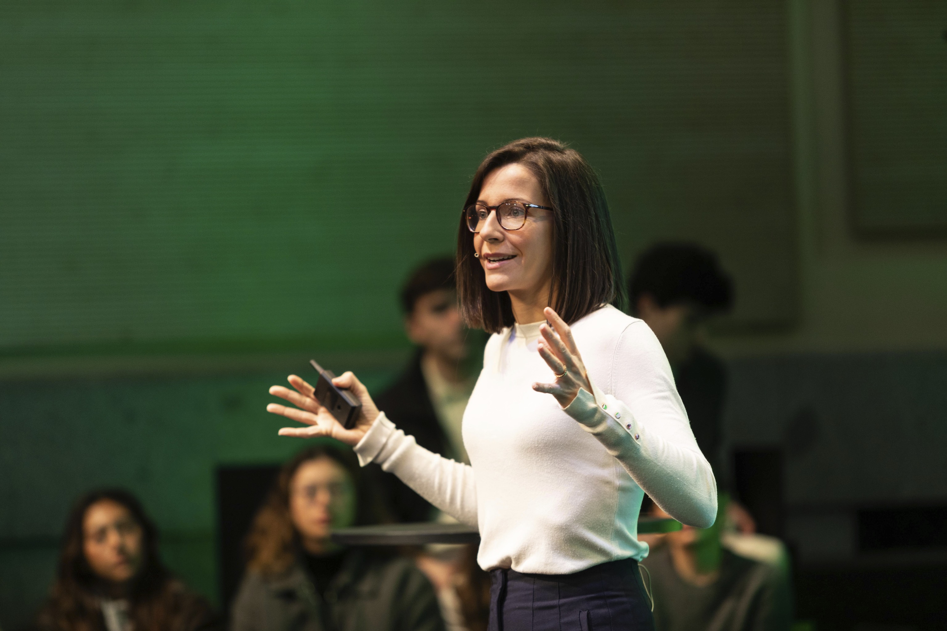 Anna Cejudo durante la ponencia de Future Makers
