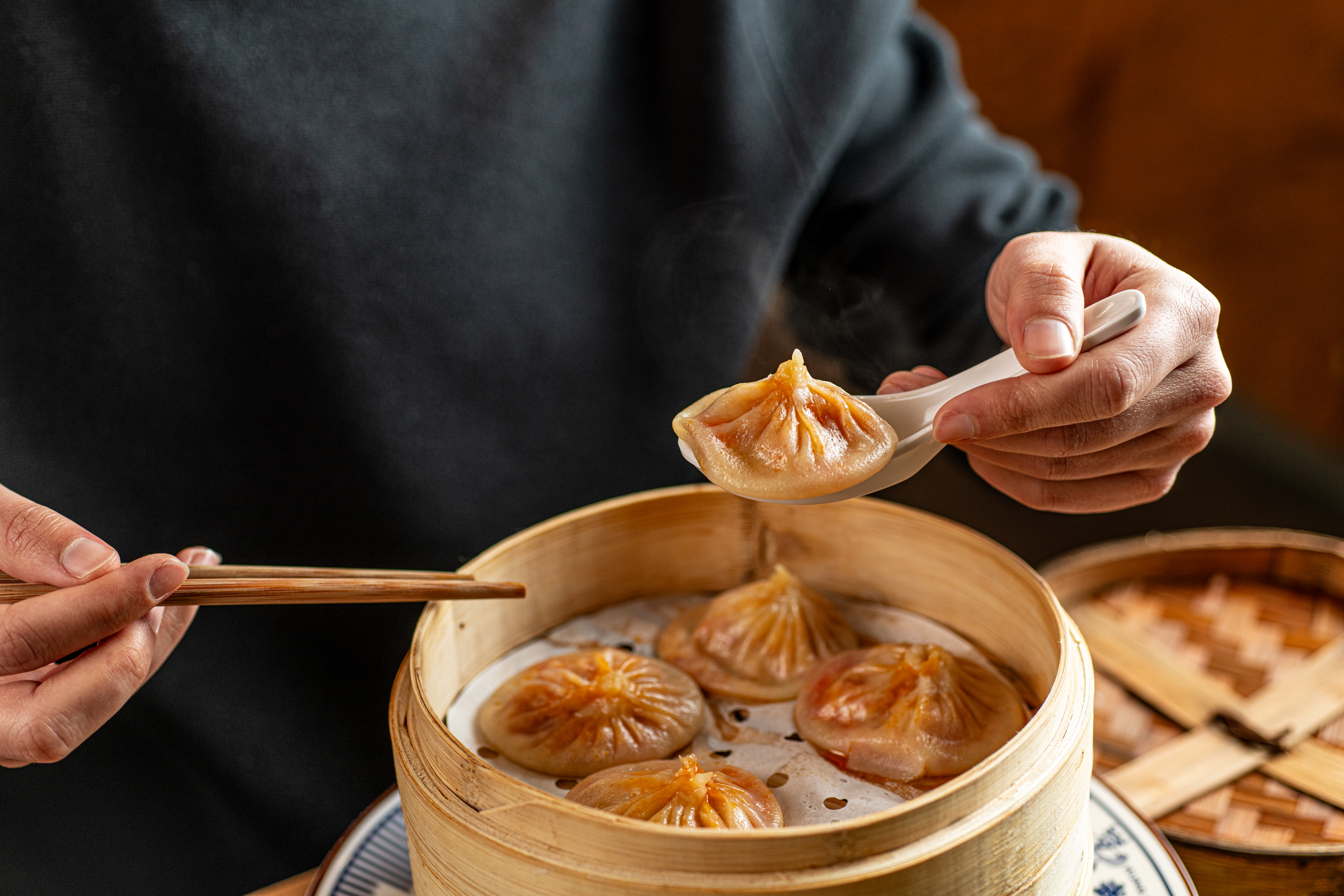 Este restaurante está especializado en baozi.