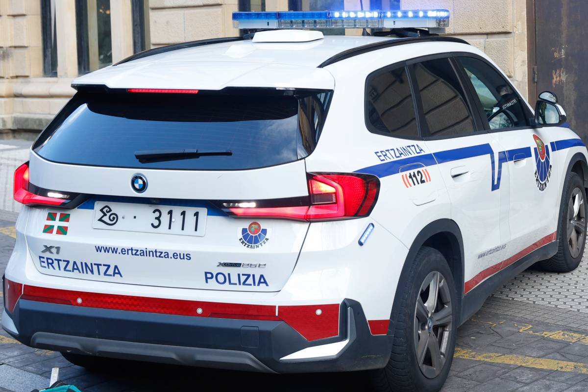 Un coche de la Ertzaintza.