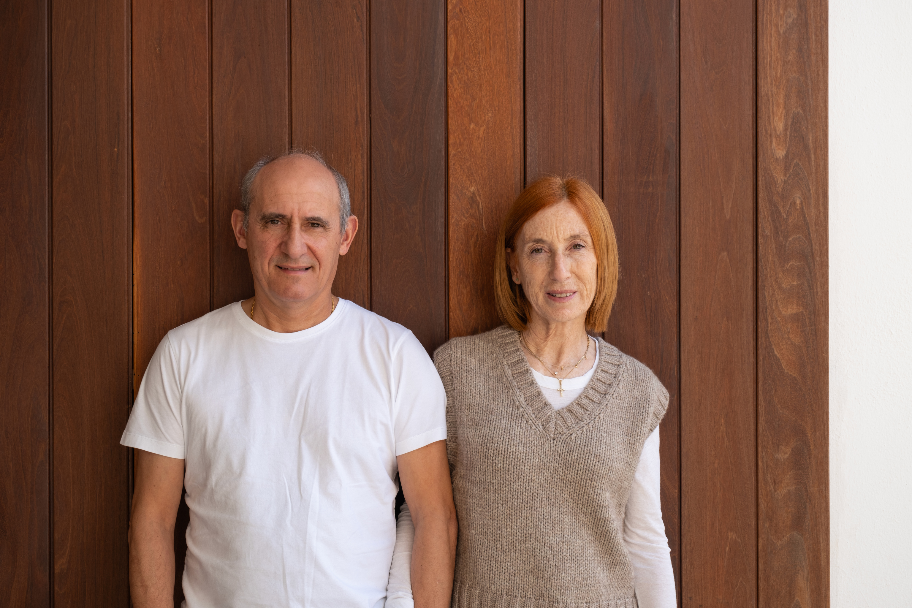 El chef Paco Pérez y su mujer, Montse.