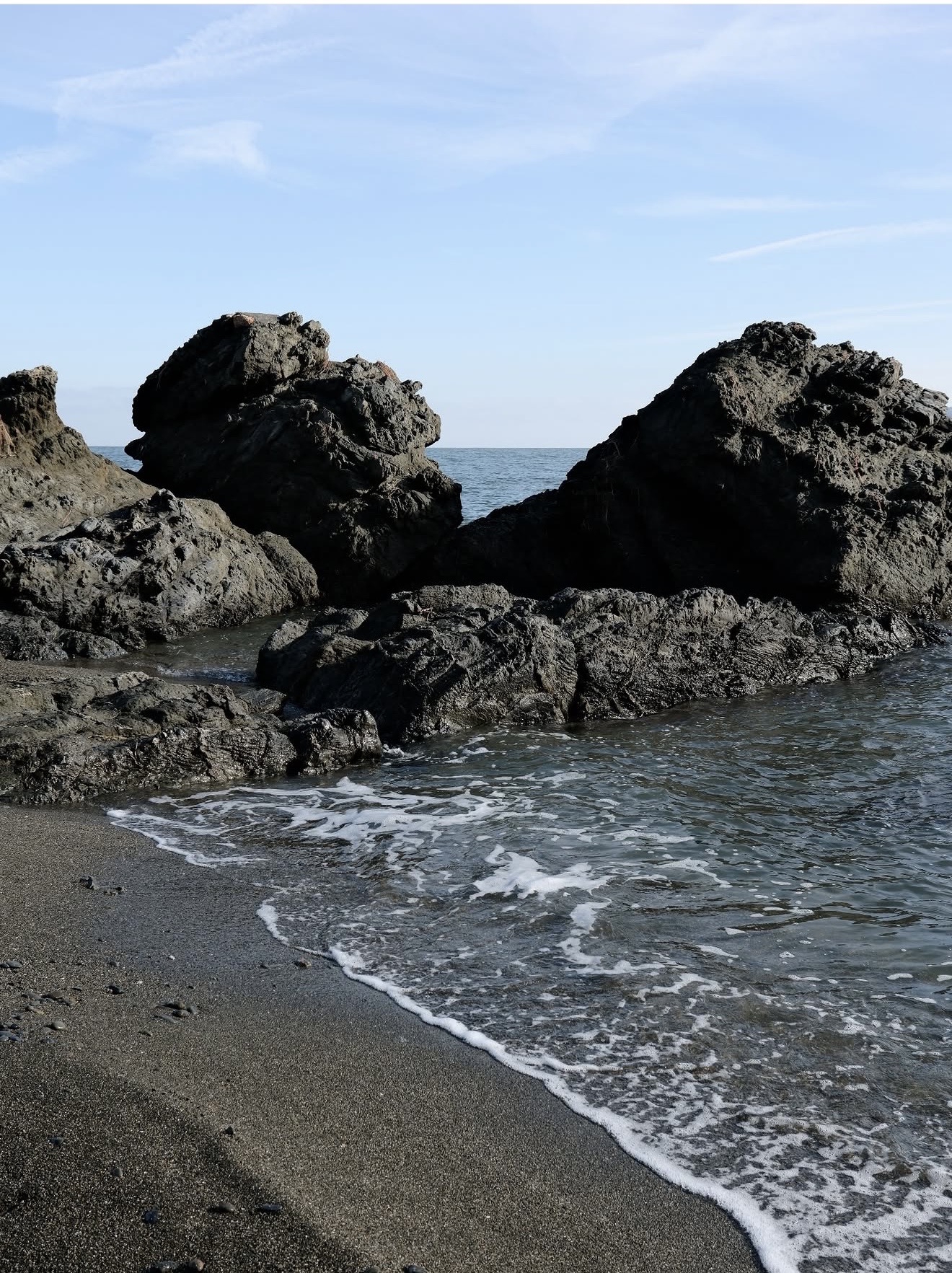 La costa mediterránea de Llançà.