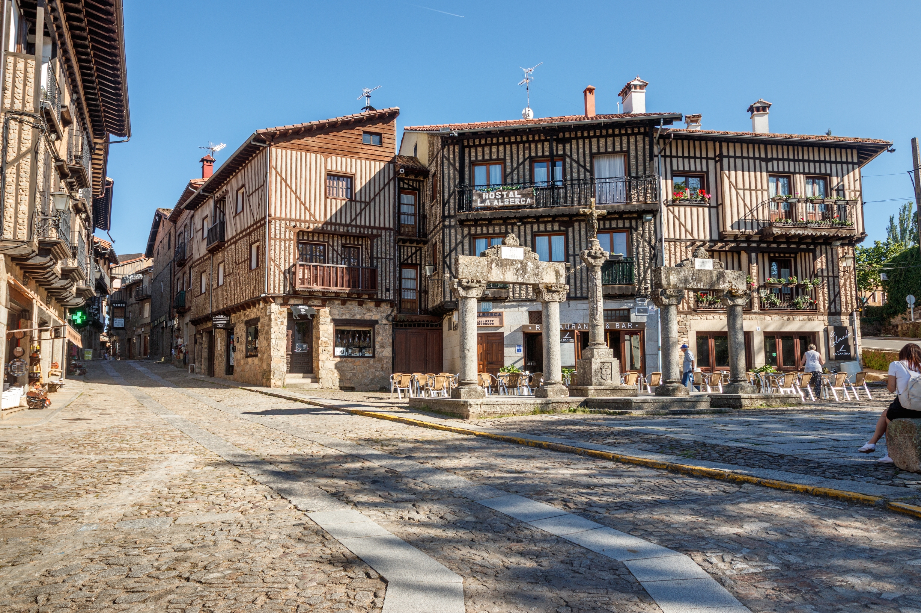 El pueblo de la Alberca, uno de los más bonitos de España.