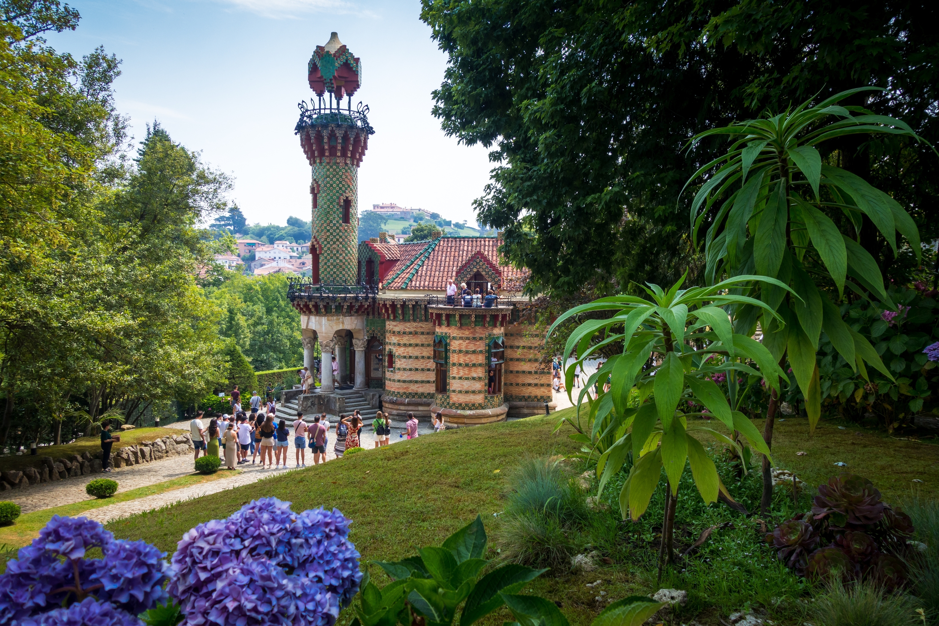 La Villa Quijano, popularmente conocida como El Capricho, en Comillas.