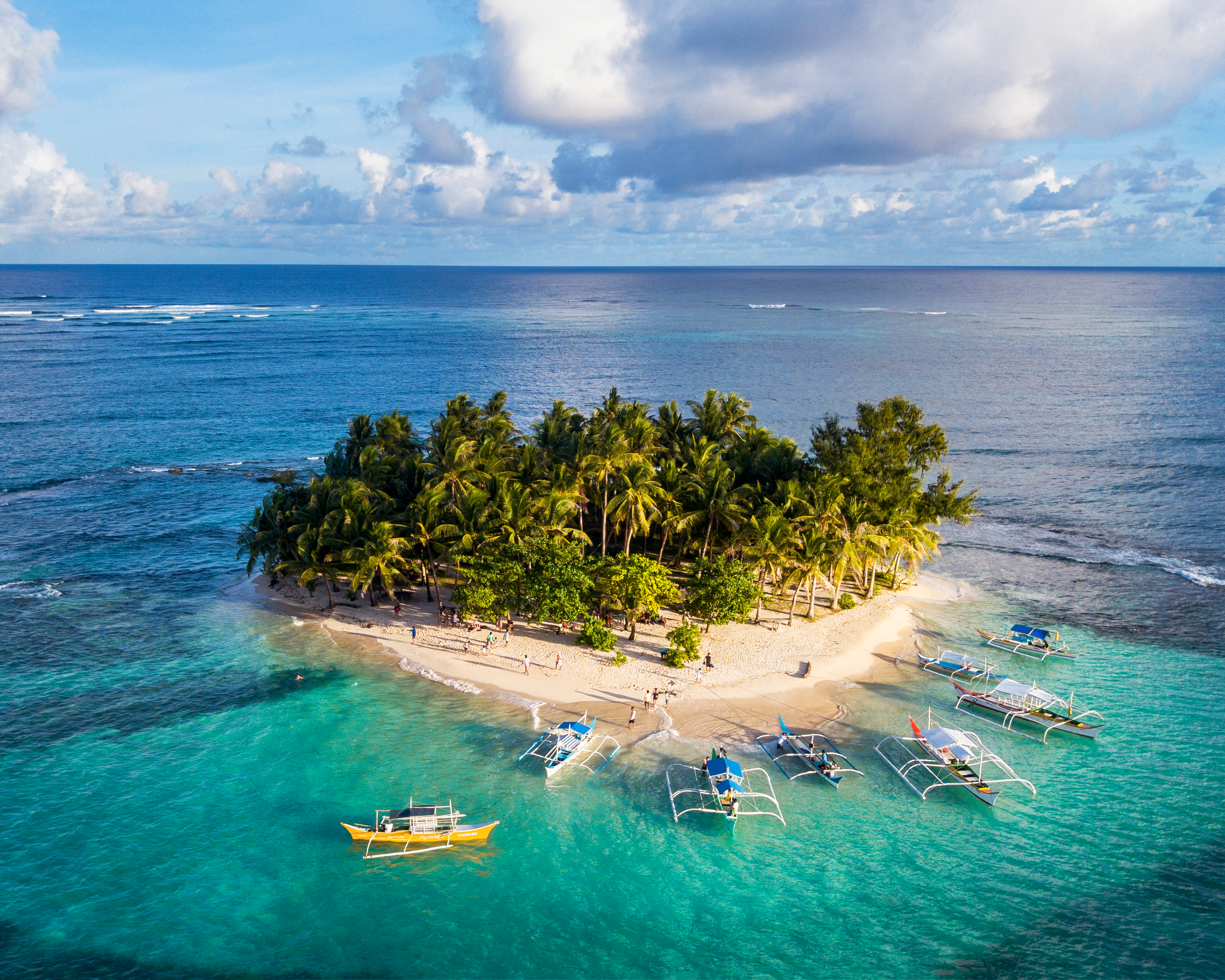 Uno de los islotes frente a Siargao.