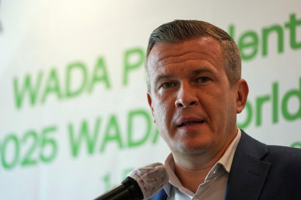 El presidente de la Agencia Mundial Antidopaje, Witold Banka, en 2025