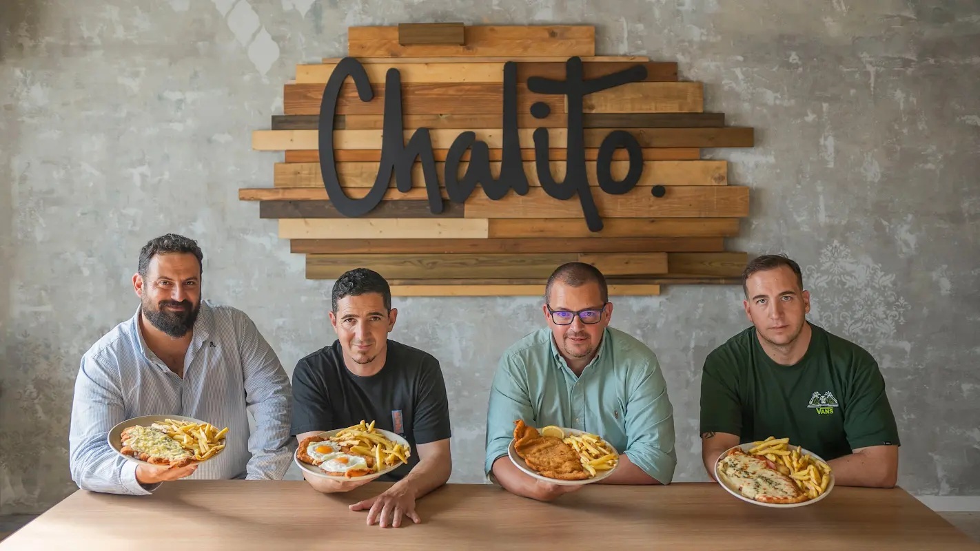 Los socios de Chalito (de izda. a dcha.): Asier de Echarri, Leonardo Bonaduce, Juan Manuel Lema y Mariano Bonaduce.