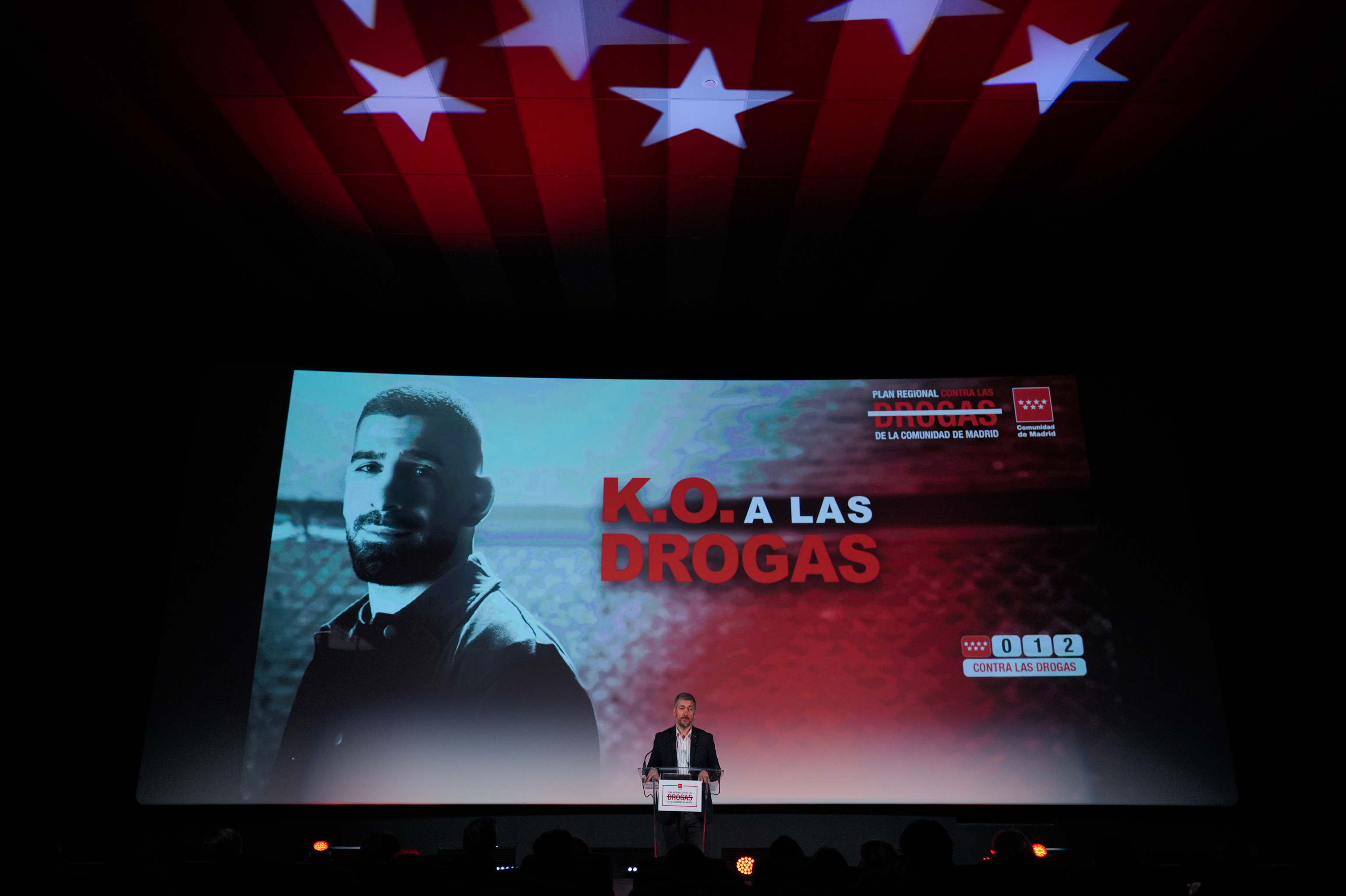 El consejero García, ayer durante la presentación de la campaña.
