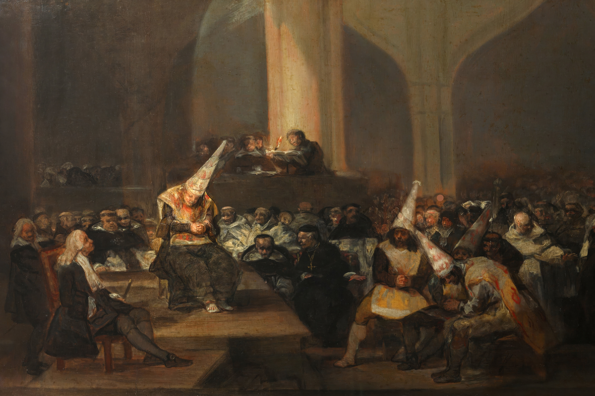 Francisco de Goya: 'Tribunal de la Inquisición', 1812-1819.