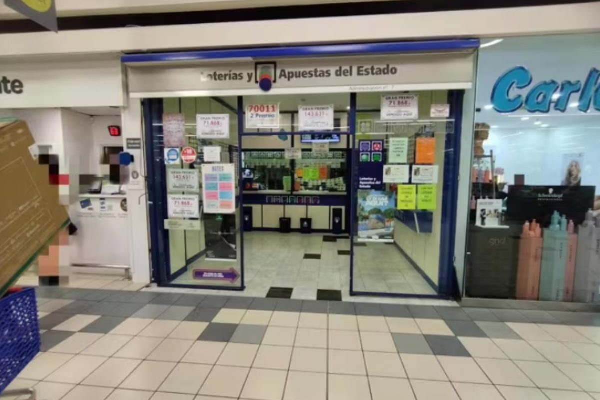 Una administración de Loterías.