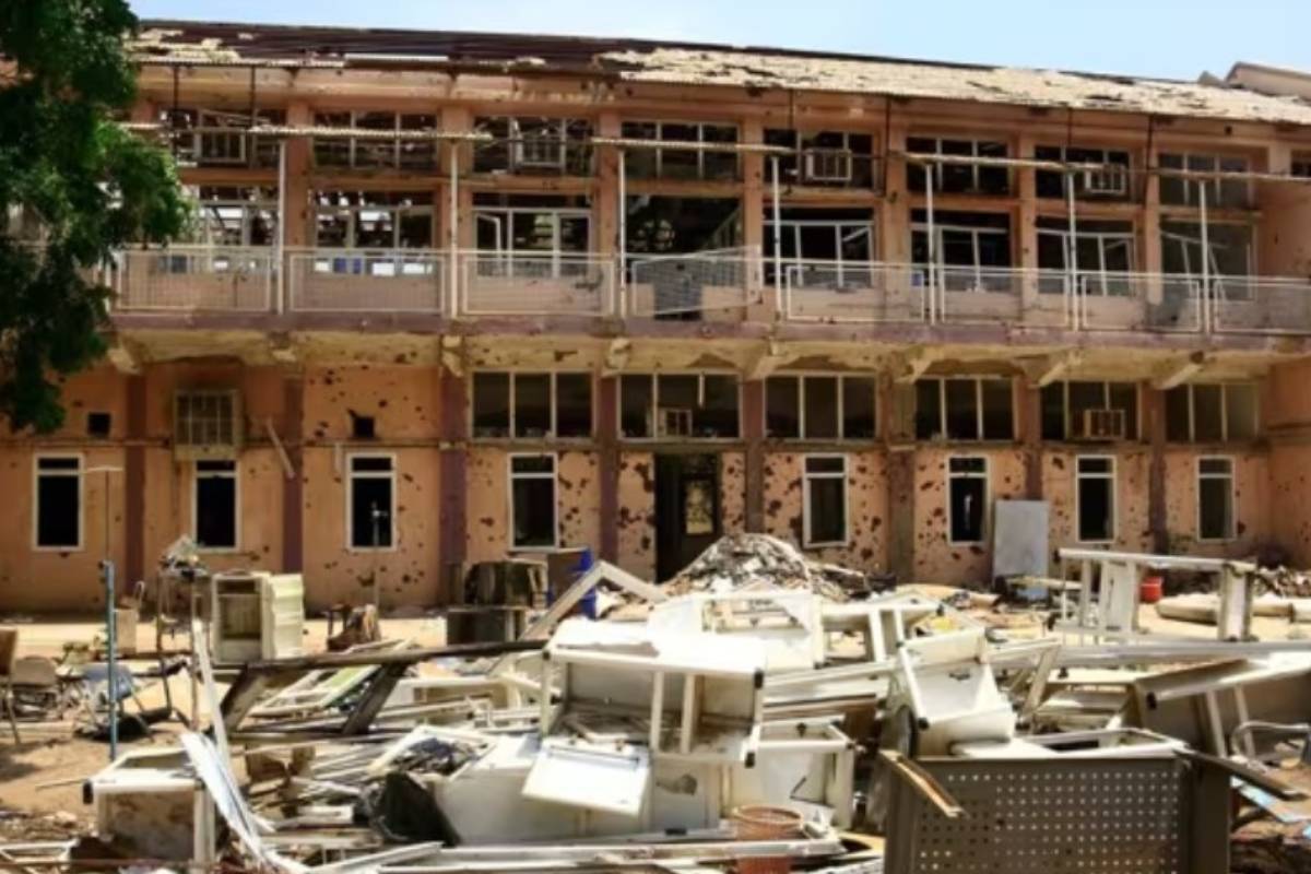 Hospital universitario en Sud�n tras un ataque, en una imagen de archivo