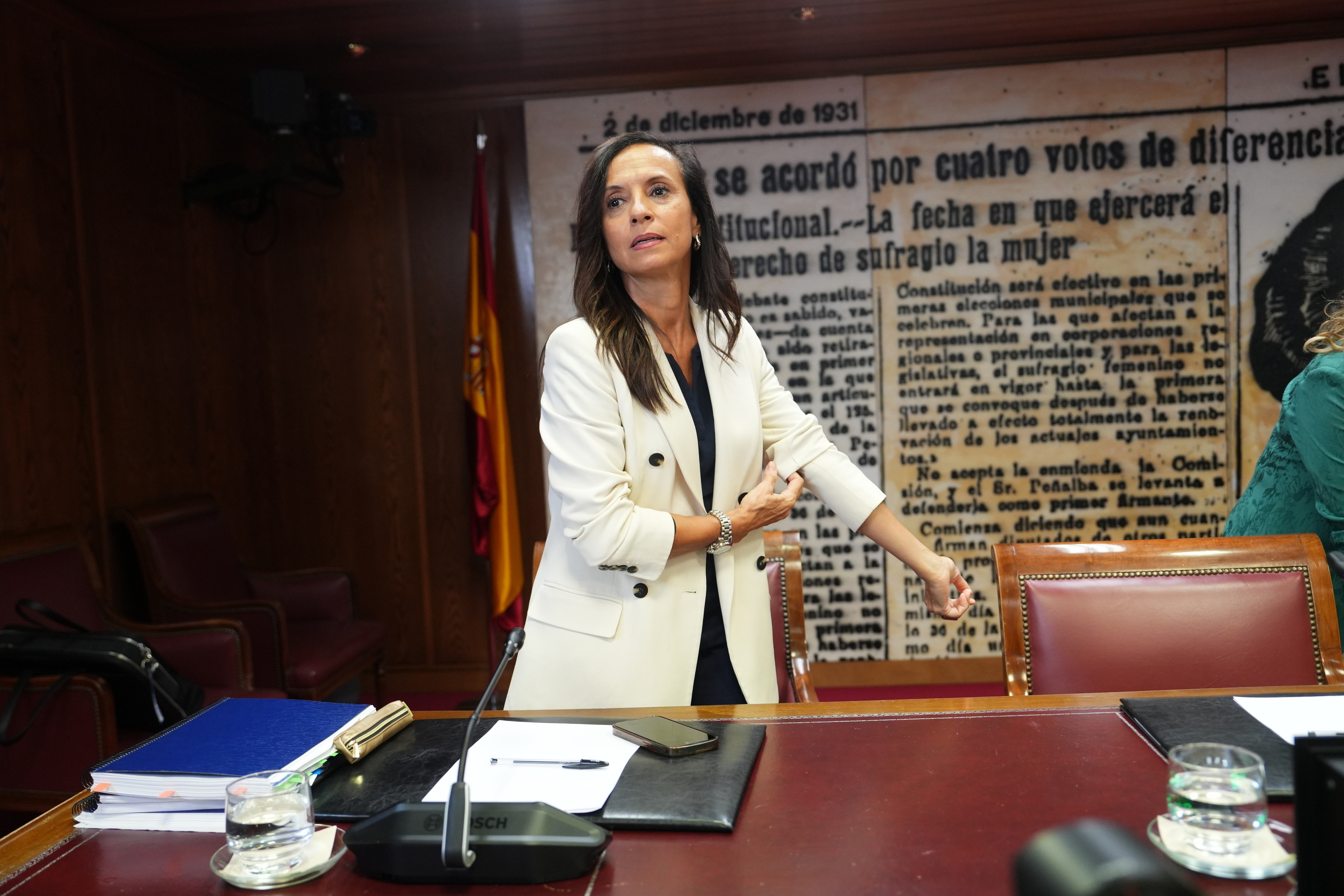 La presidenta de Red El�ctrica, Beatriz Corredor, en su comparecencia en el Senado el pasado septiembre.