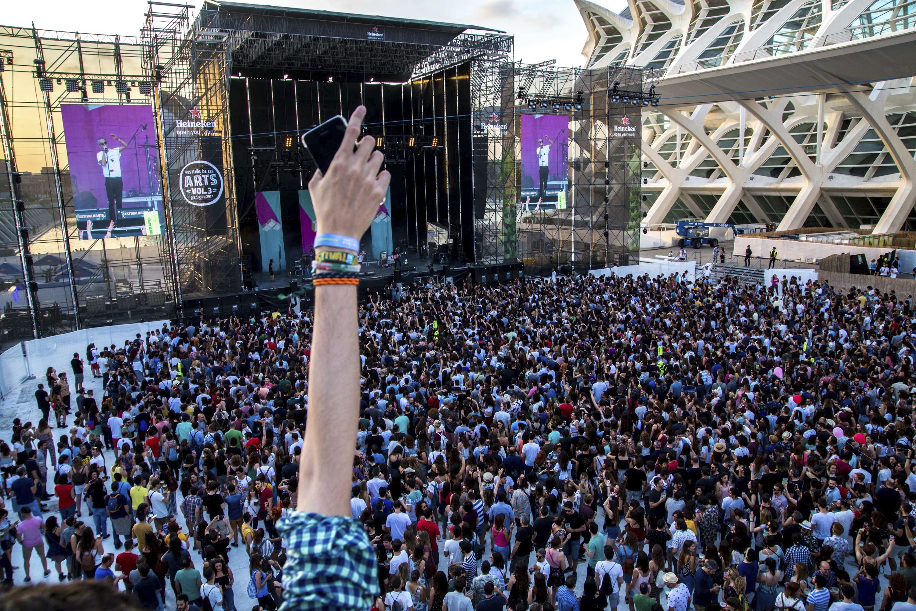 Actuación en uno de las pasadas ediciones del Festival de Les Arts.