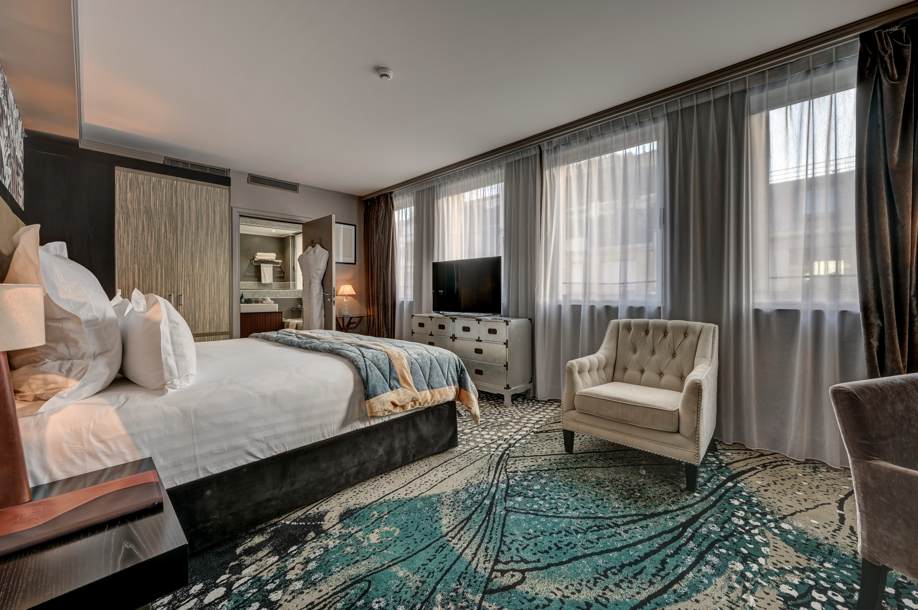 Una de las 40 habitaciones.