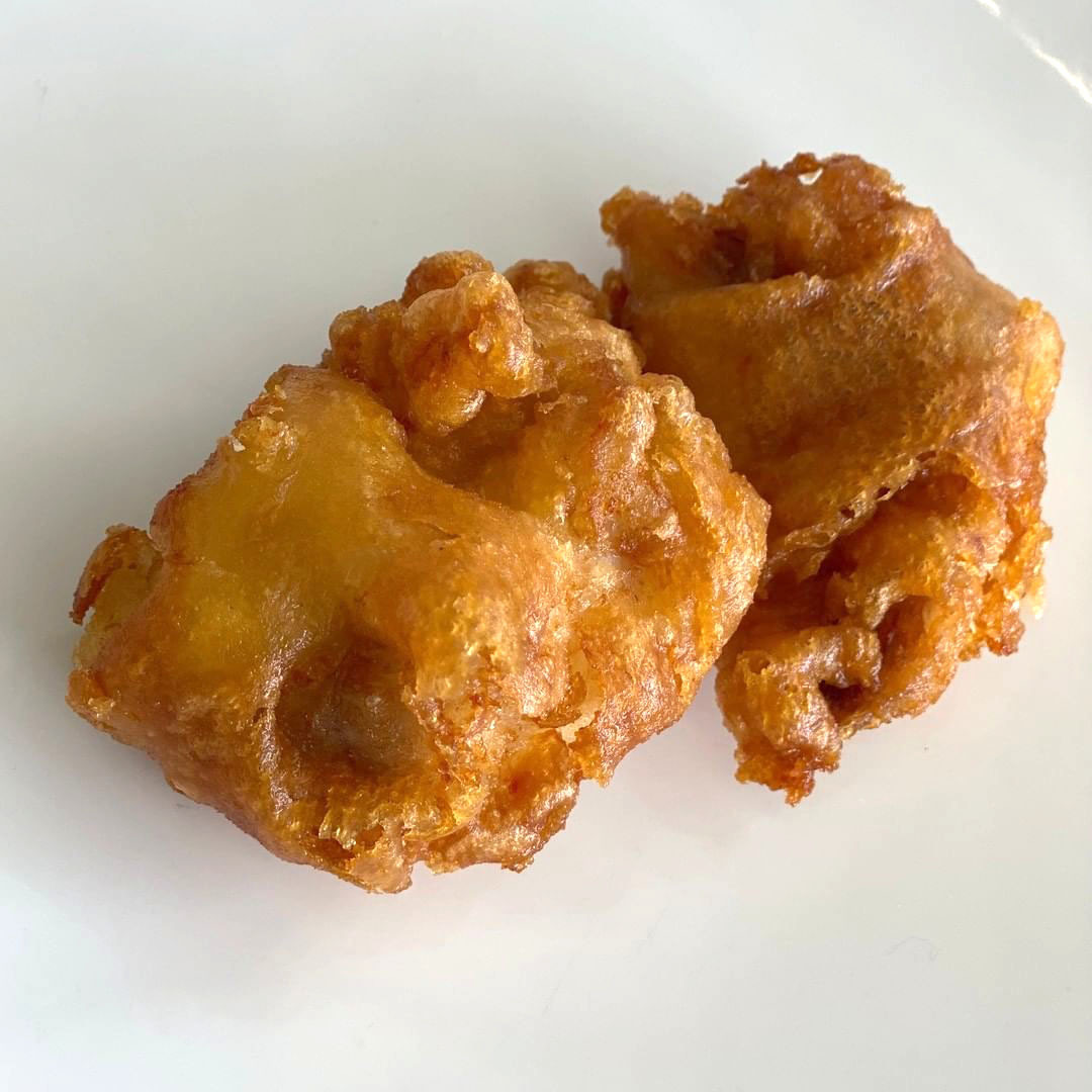Pintxos de bacalao, en La Taberna de Elia.