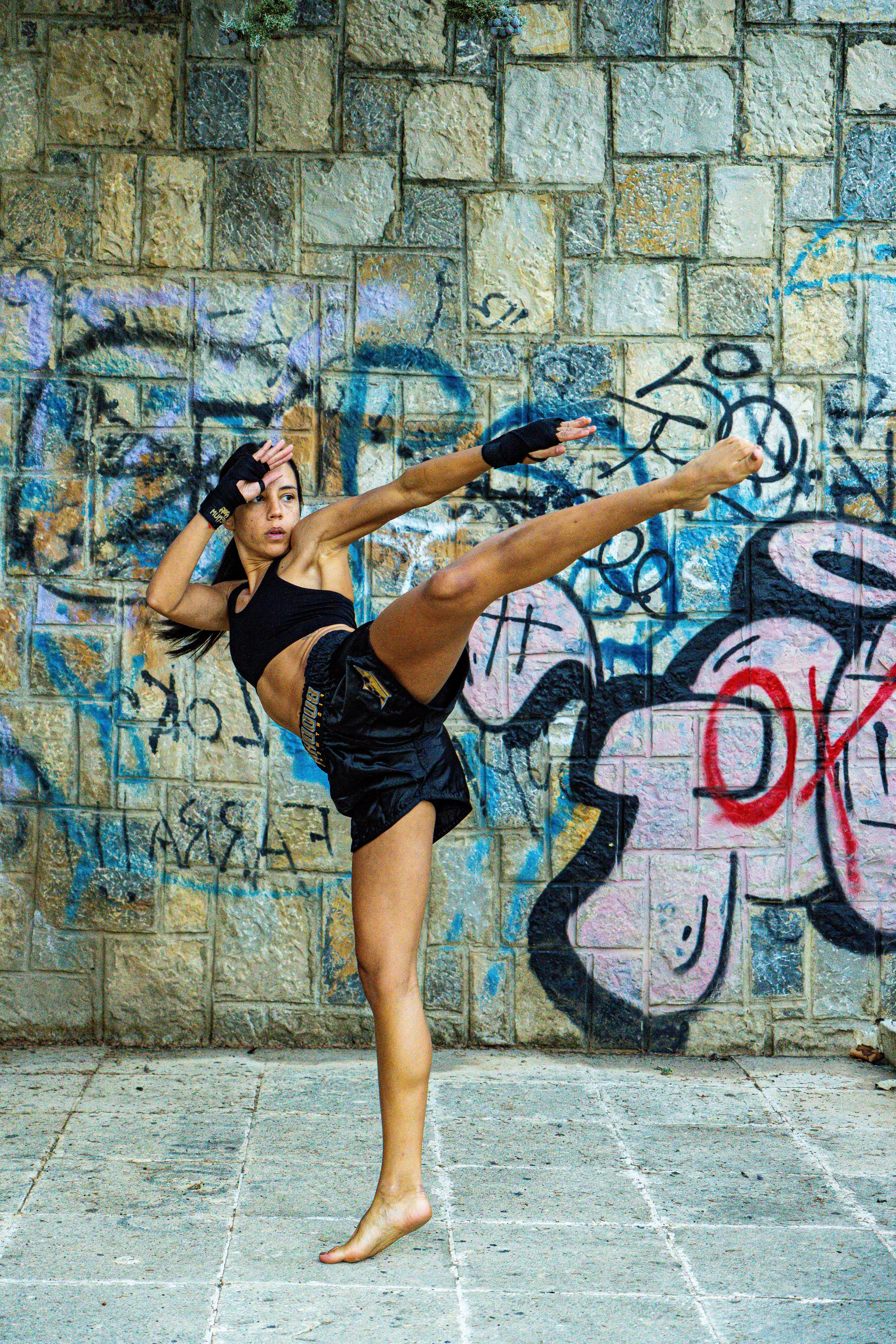 Marisa Delgado, durante un entrenamiento.
