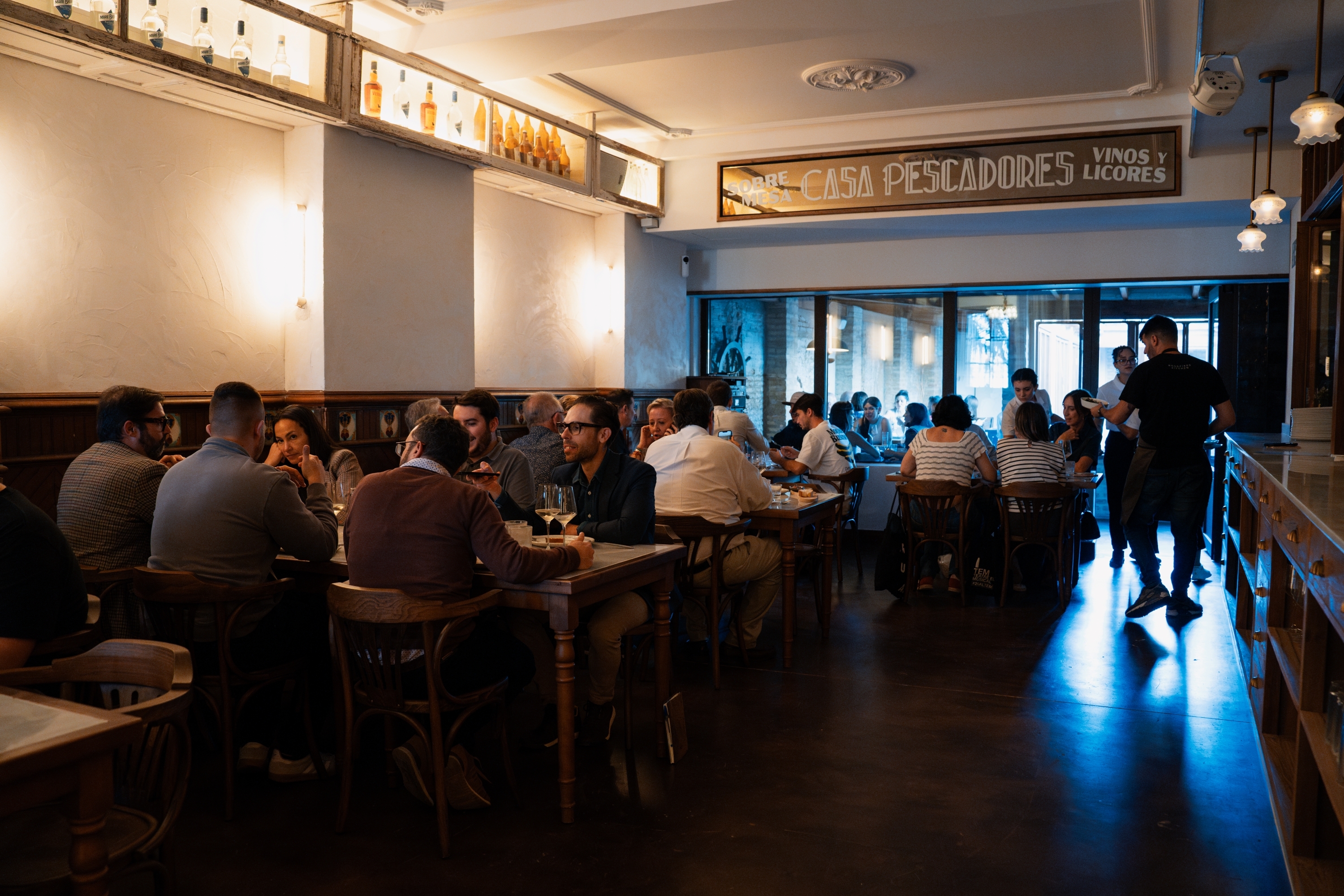 Uno de los espacios de Casa Pescadores, en Valencia.