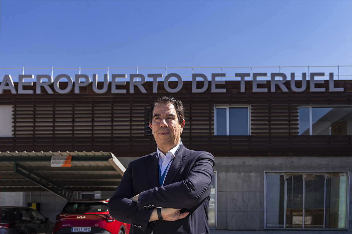 Alejandro Ibrahim, director del Aeropuerto de Teruel
