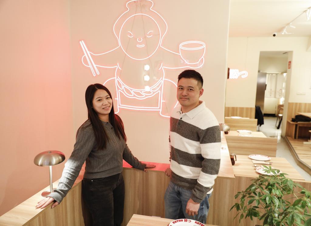Rodrigo Yeh y Stephy Li, dueños de Katsu.