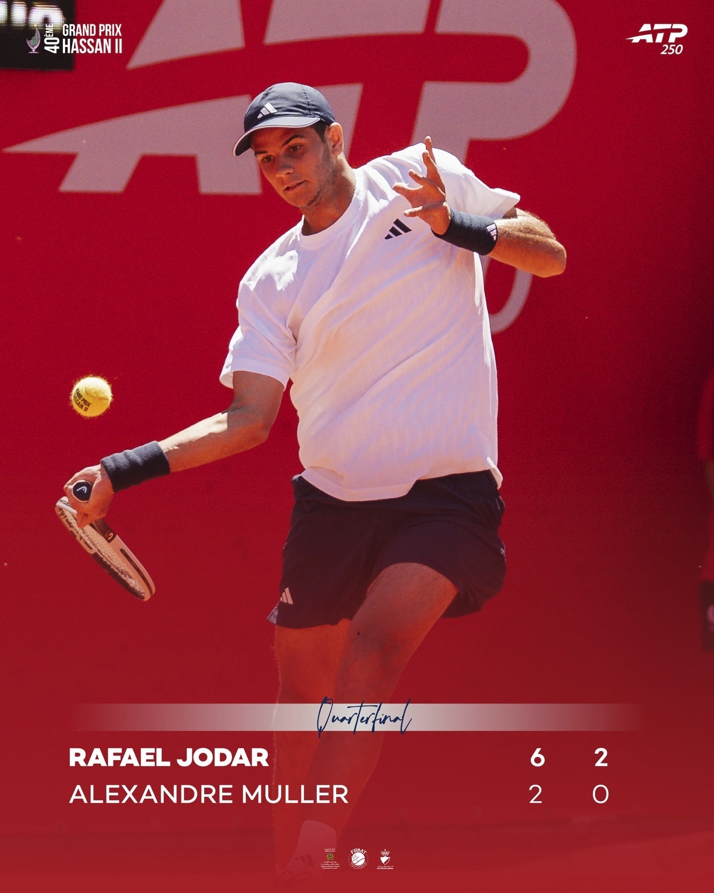 Jódar, en el ATP 250 de Marrakech.